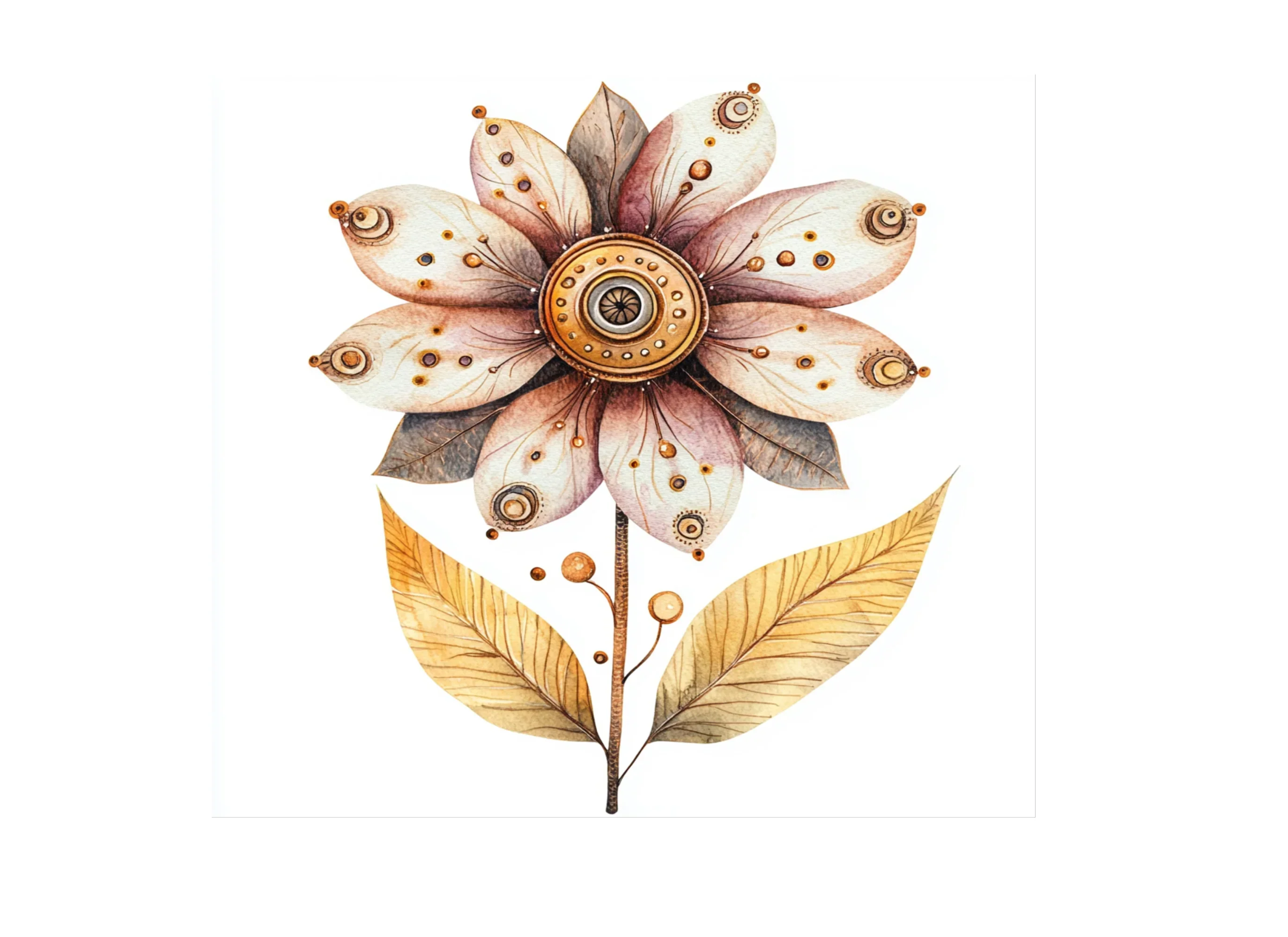 Boho Floral Clipart Bundle - Image 2