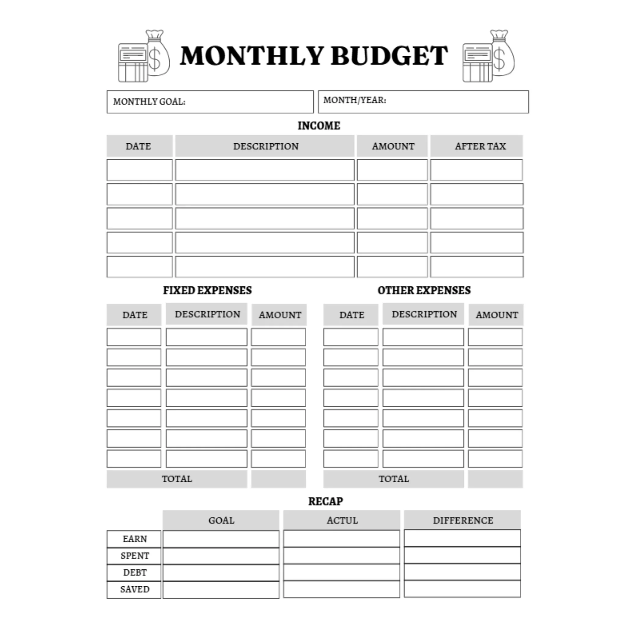 Budget Planner Bundle 12 - Image 6