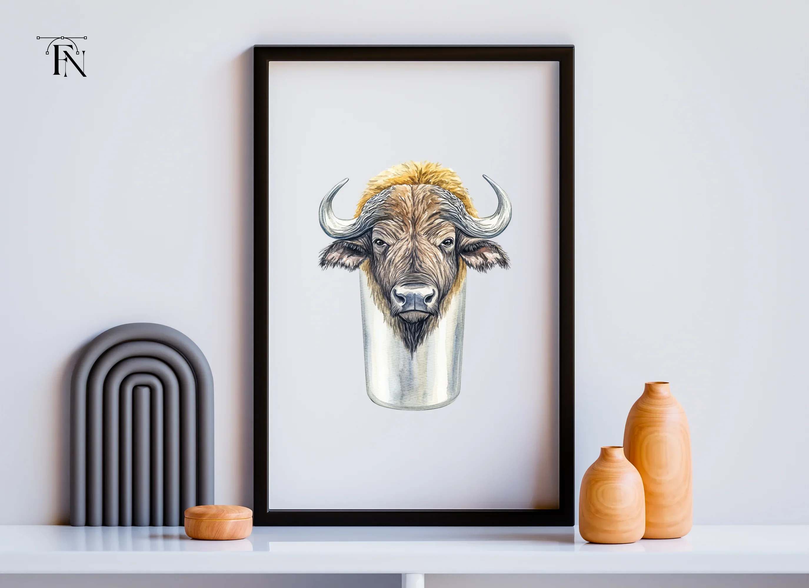 Buffalo Head Clipart Bundle - Image 6