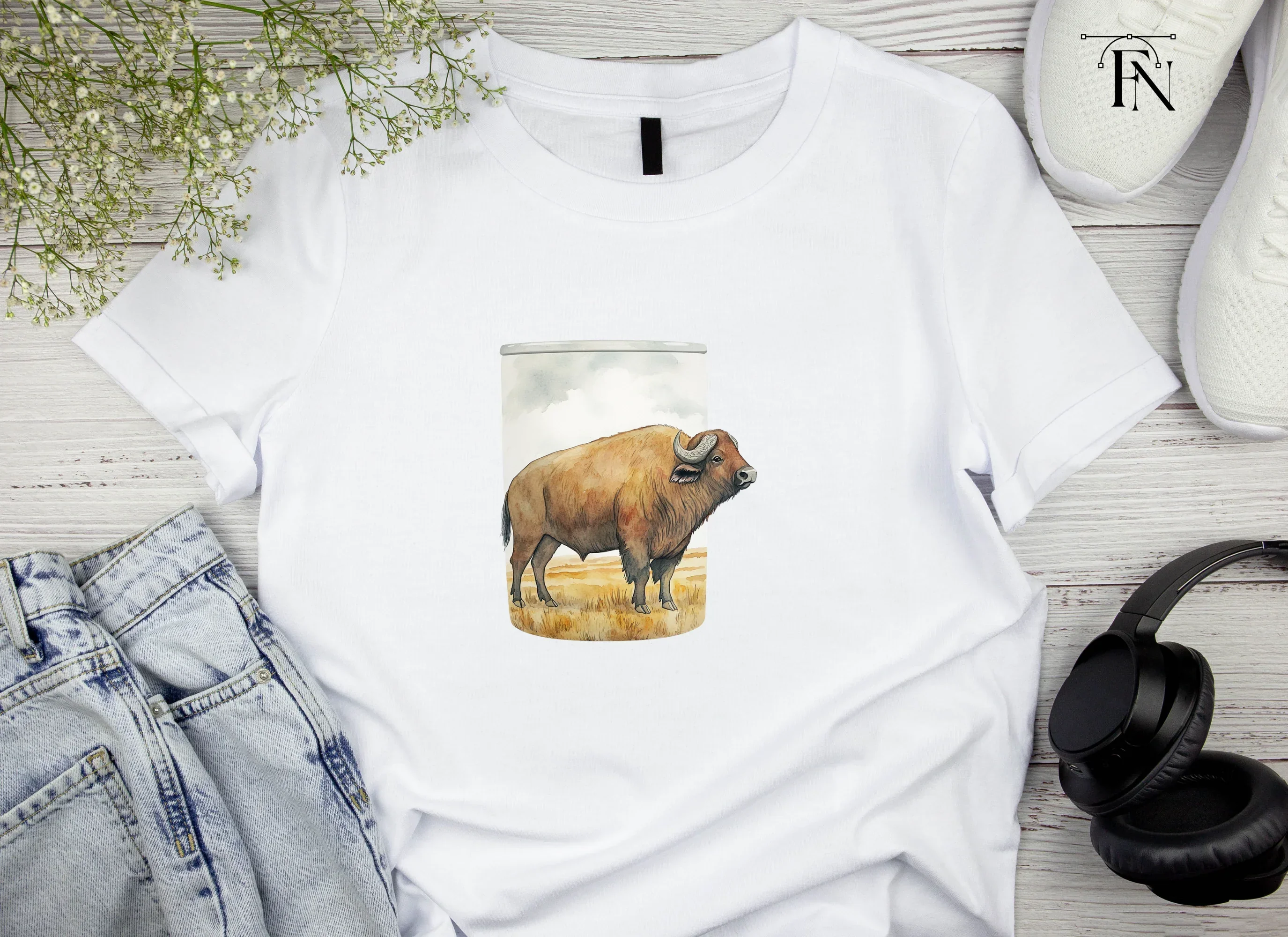 Buffalo Tumbler Clipart Bundle - Image 4