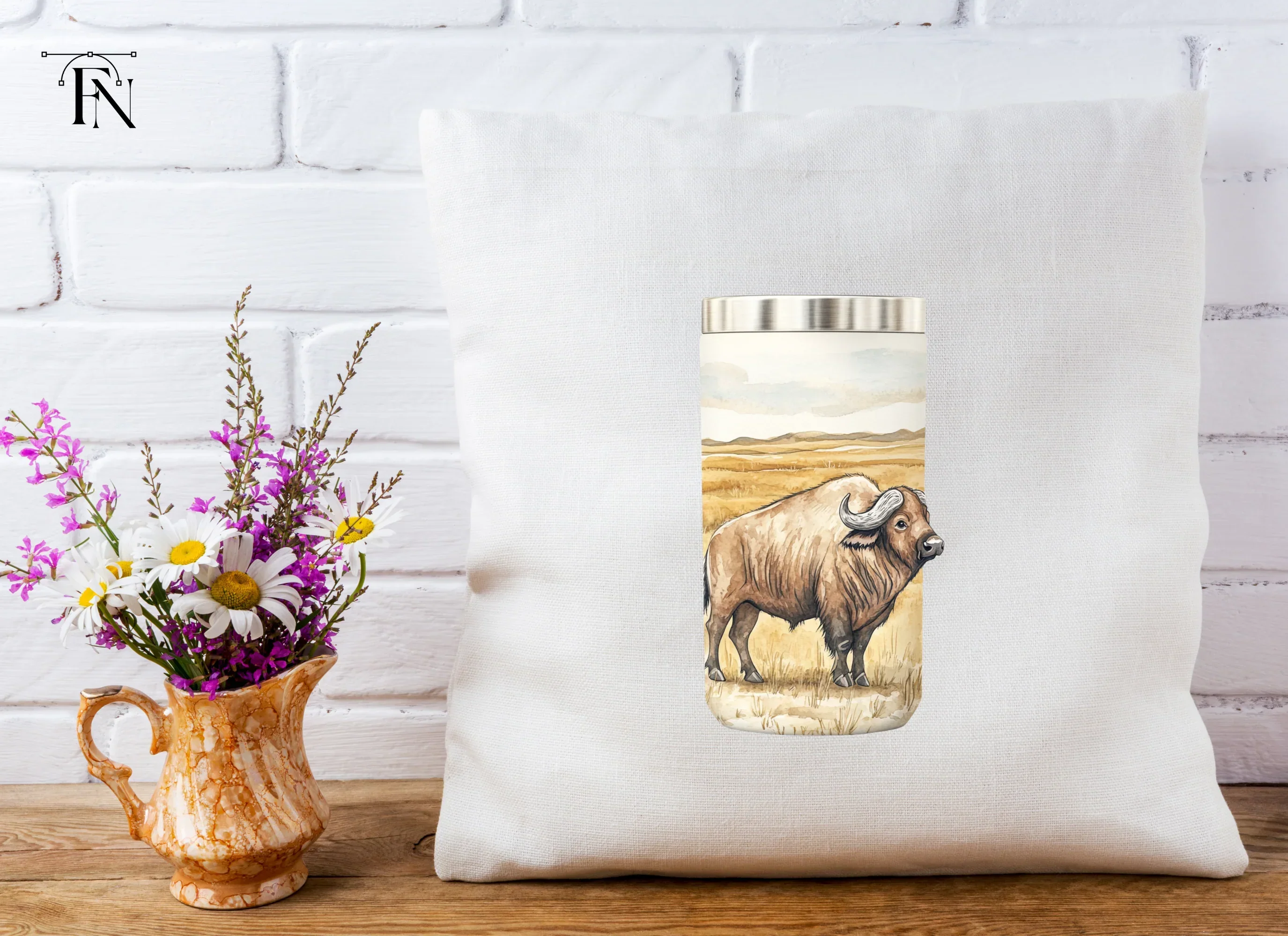 Buffalo Tumbler Clipart Bundle - Image 5