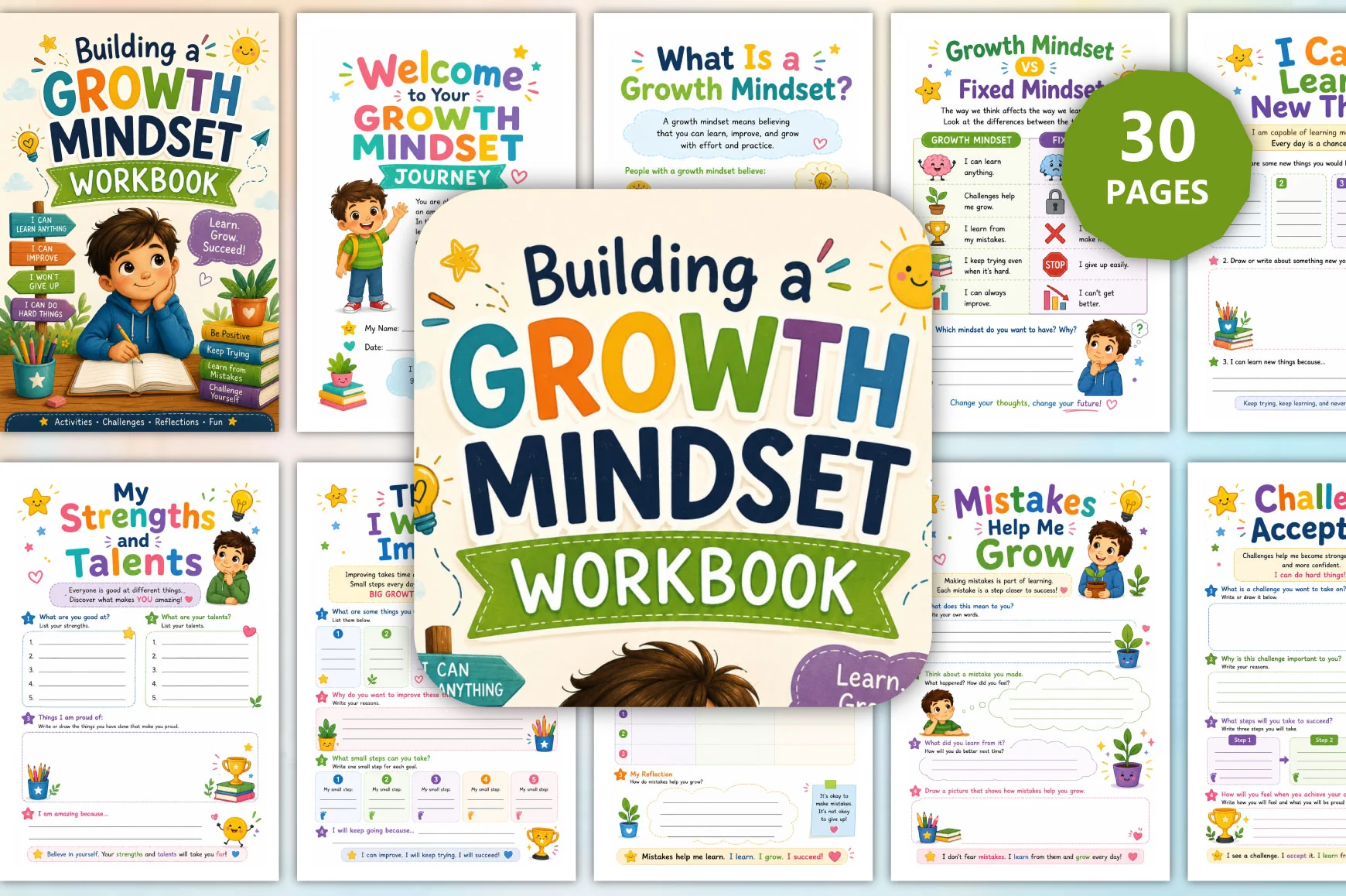 Building Growth Mindset Workbook