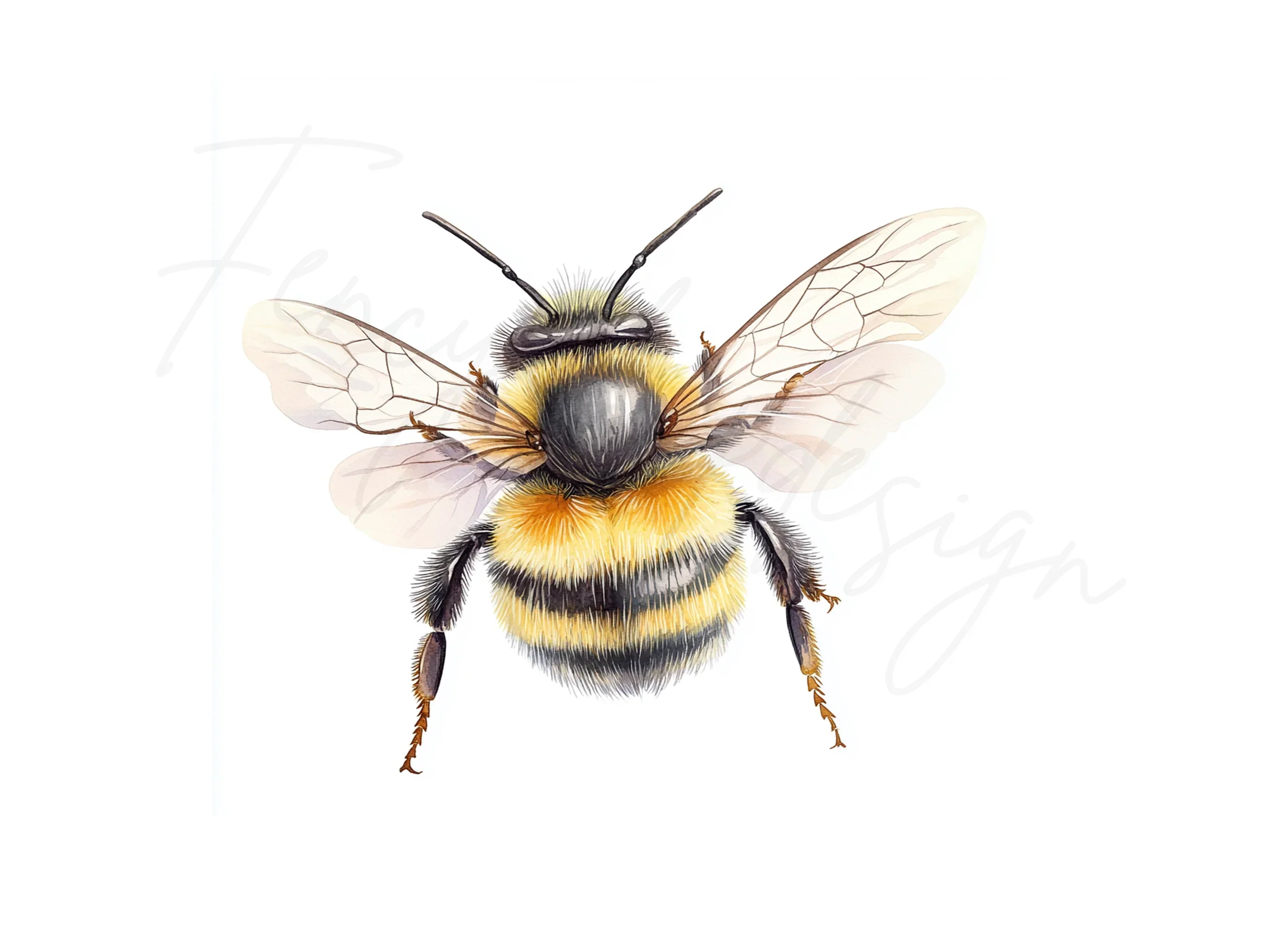 Bumble Bee Clipart Bundle - Image 3
