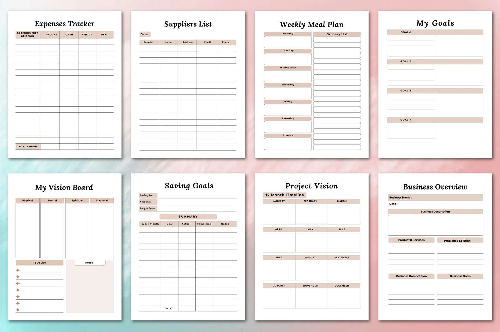 Business Planner Template - Image 4