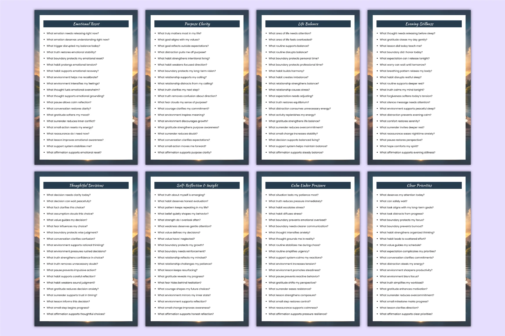 Calm Clarity Prompts Collection - Image 7