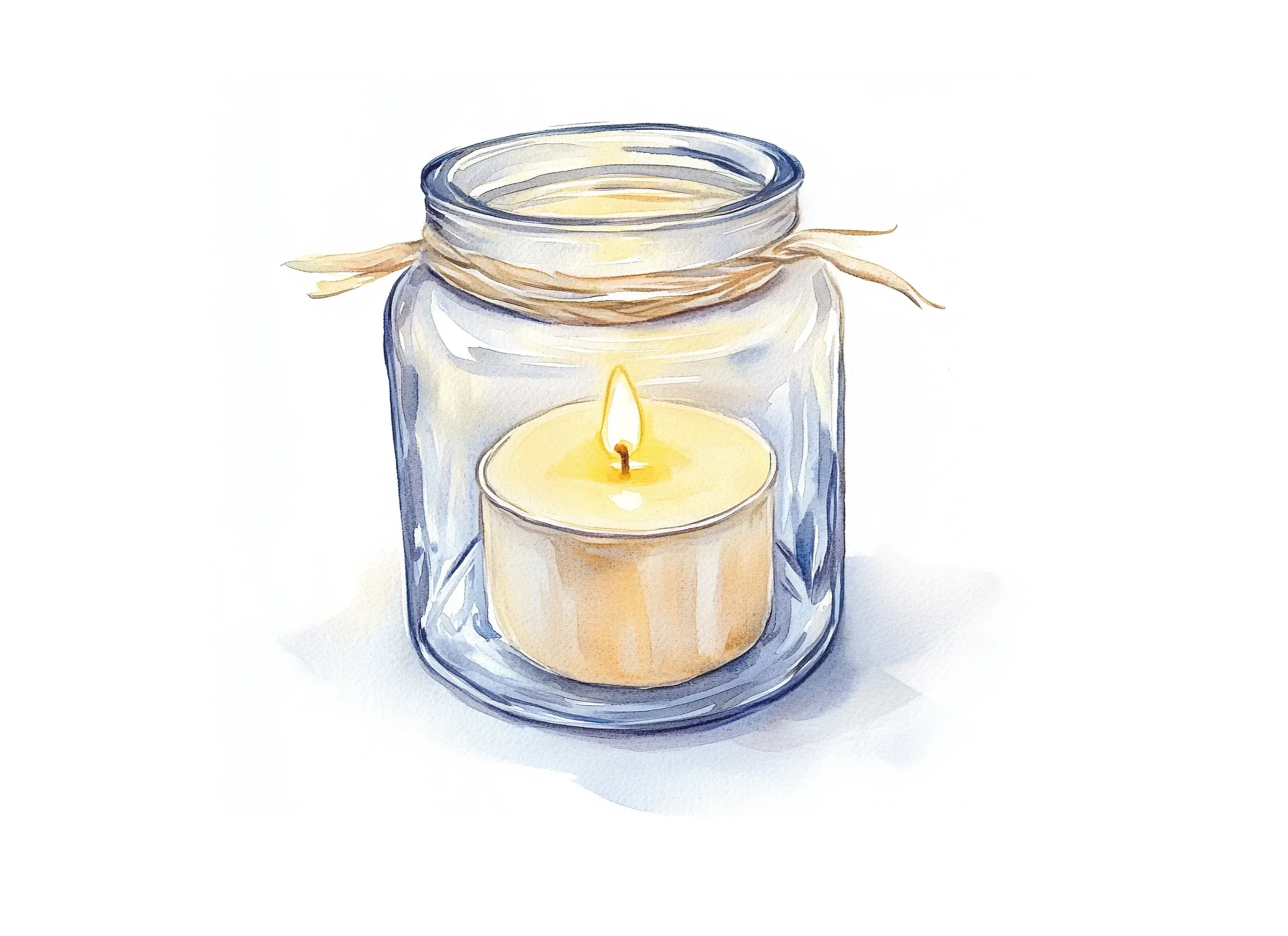 Candle Jar Clipart Bundle - Image 3