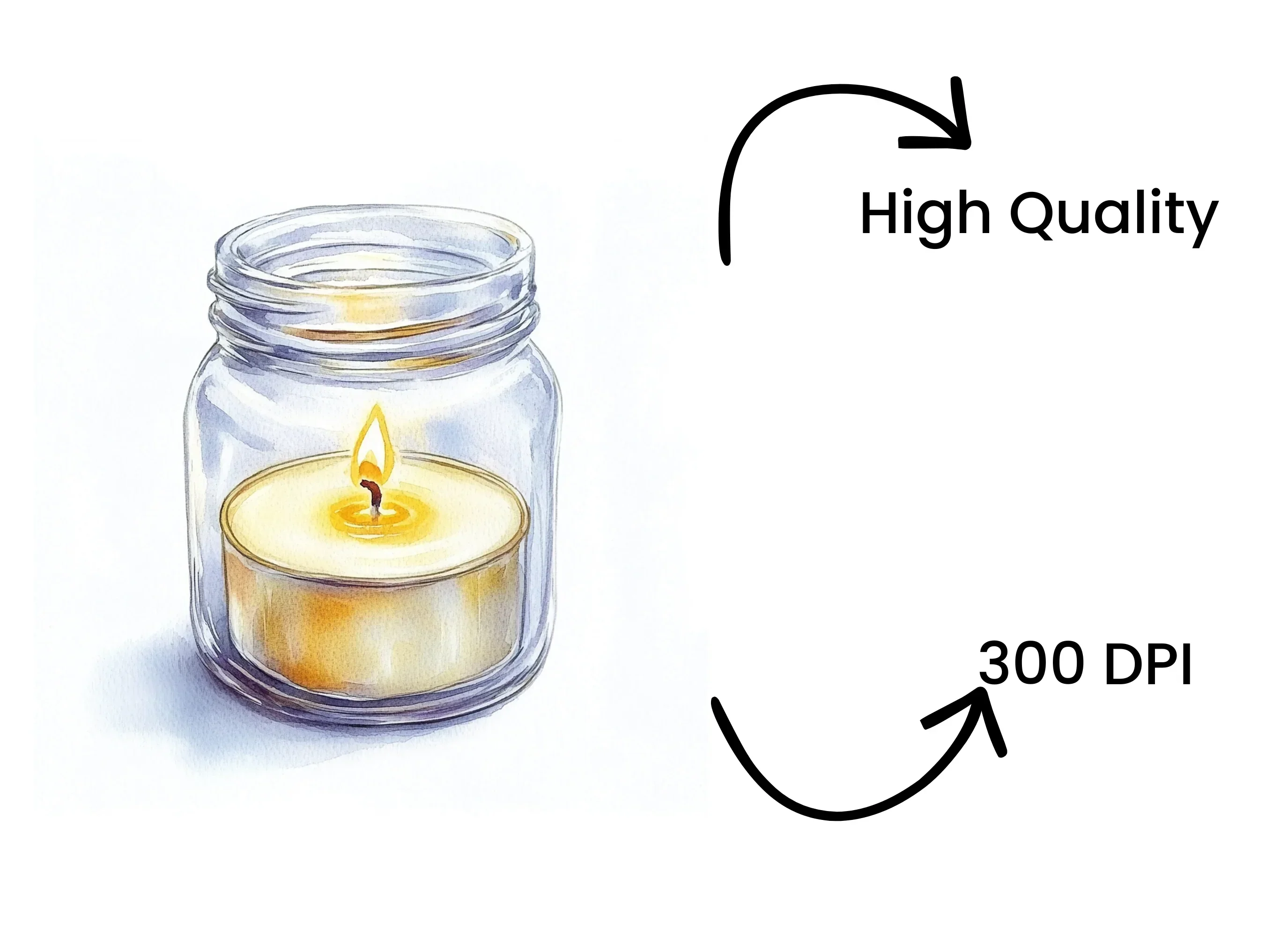 Candle Jar Clipart Bundle - Image 4