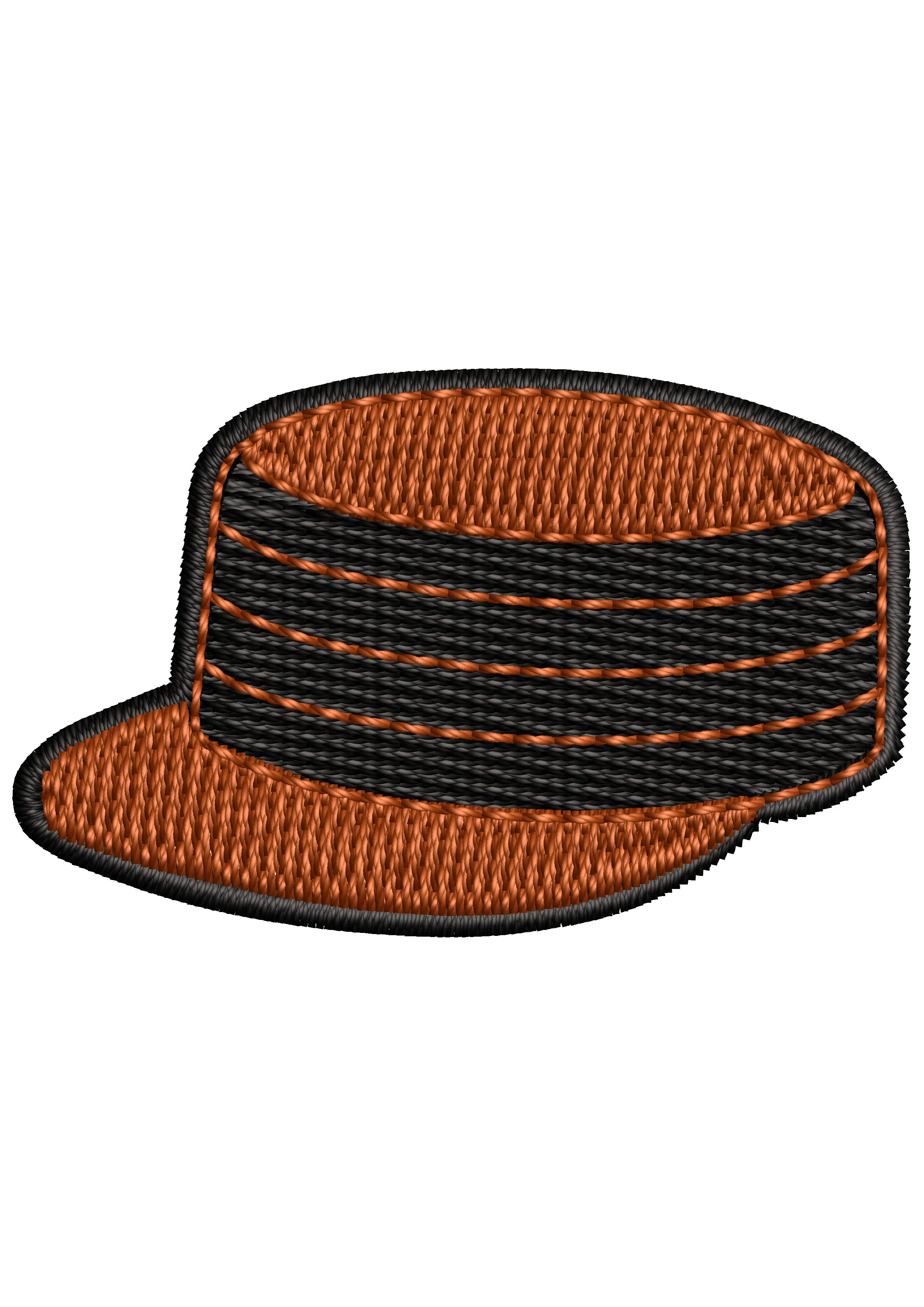 Cap Embroidery Design