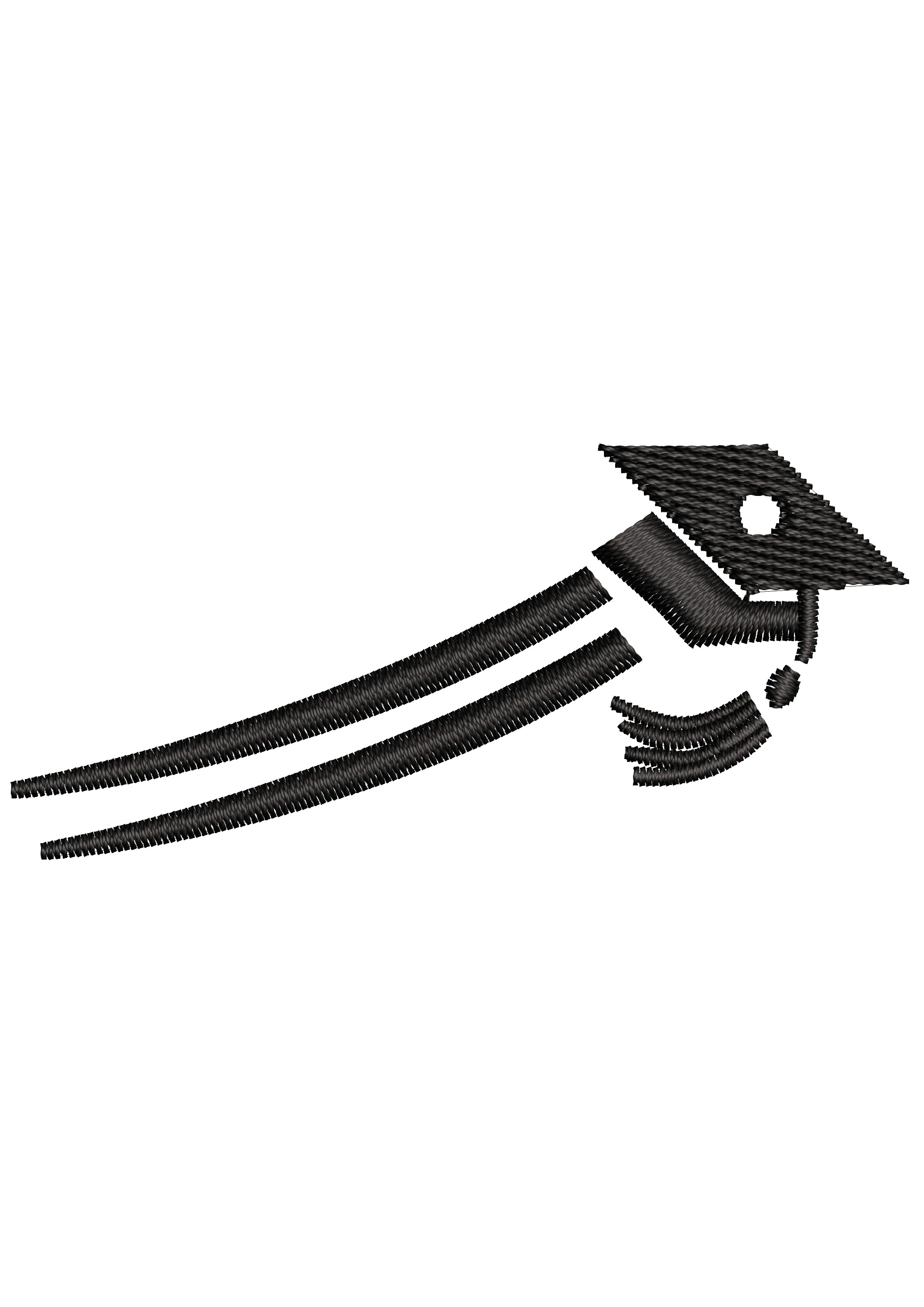 Cap Flying Embroidery Design