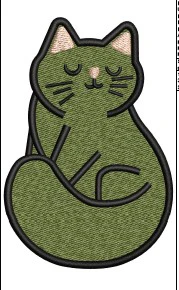 Cat Embroidery Design