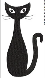 Cat Embroidery Design