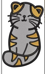 Cat Embroidery Design