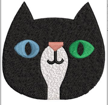 Cat Embroidery Design