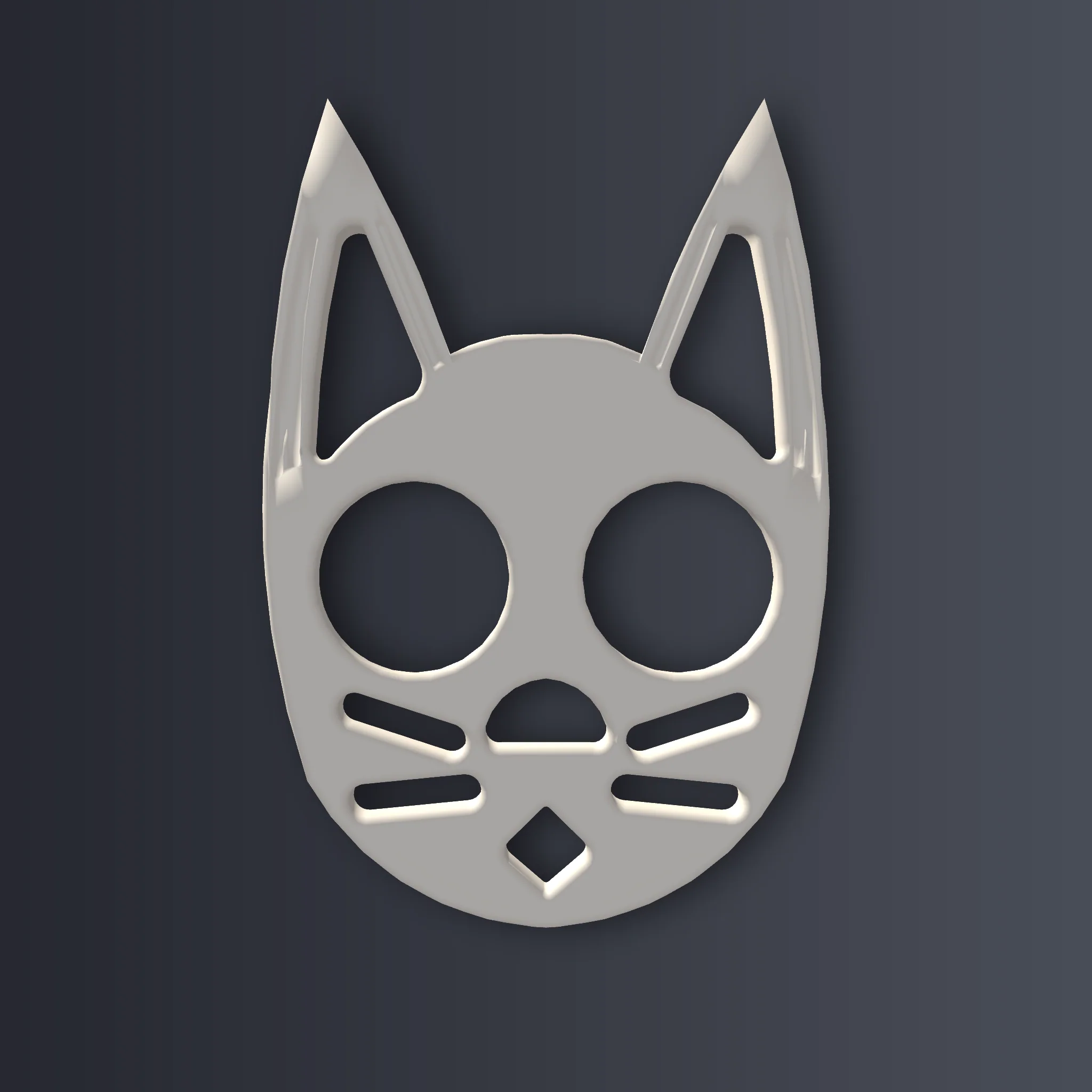 Cat Self Defense Keychain 3D Print STL File