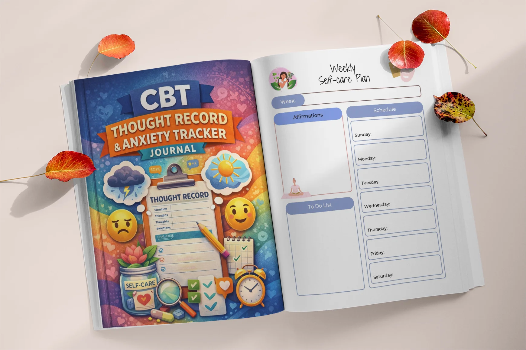 CBT Thought Anxiety Journal - Image 2