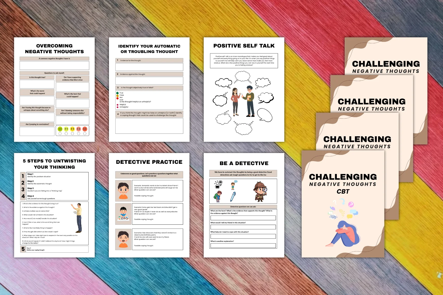 Challenging Negative Thoughts: CBT Planner - Image 2