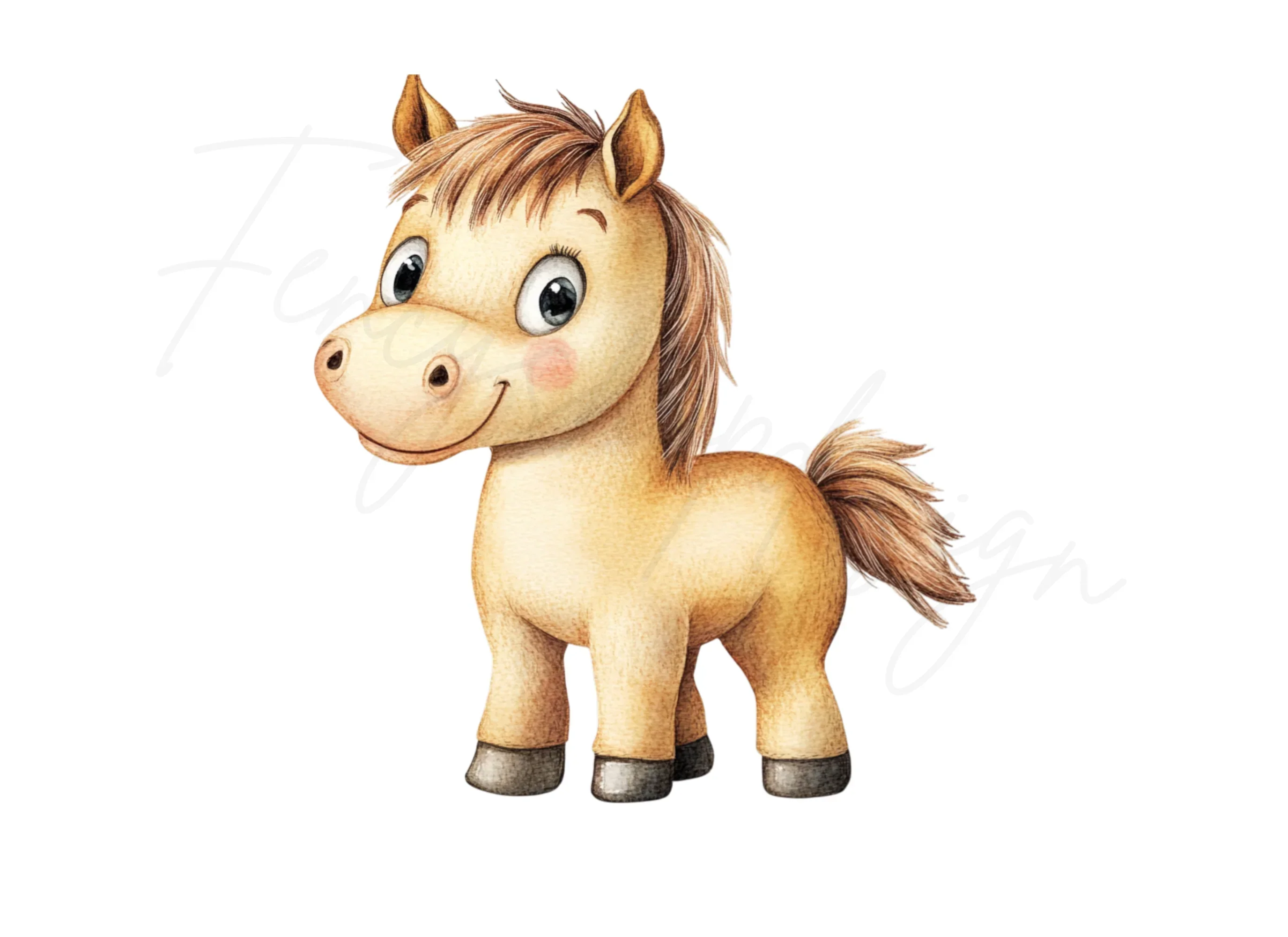 Charming Baby Horse Clipart Bundle - Image 3