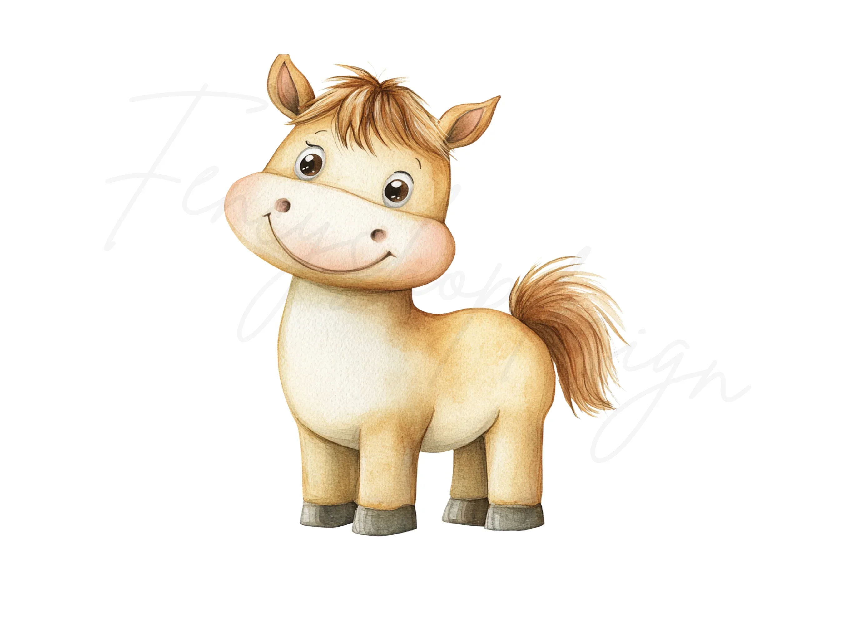 Charming Baby Horse Clipart Bundle - Image 3
