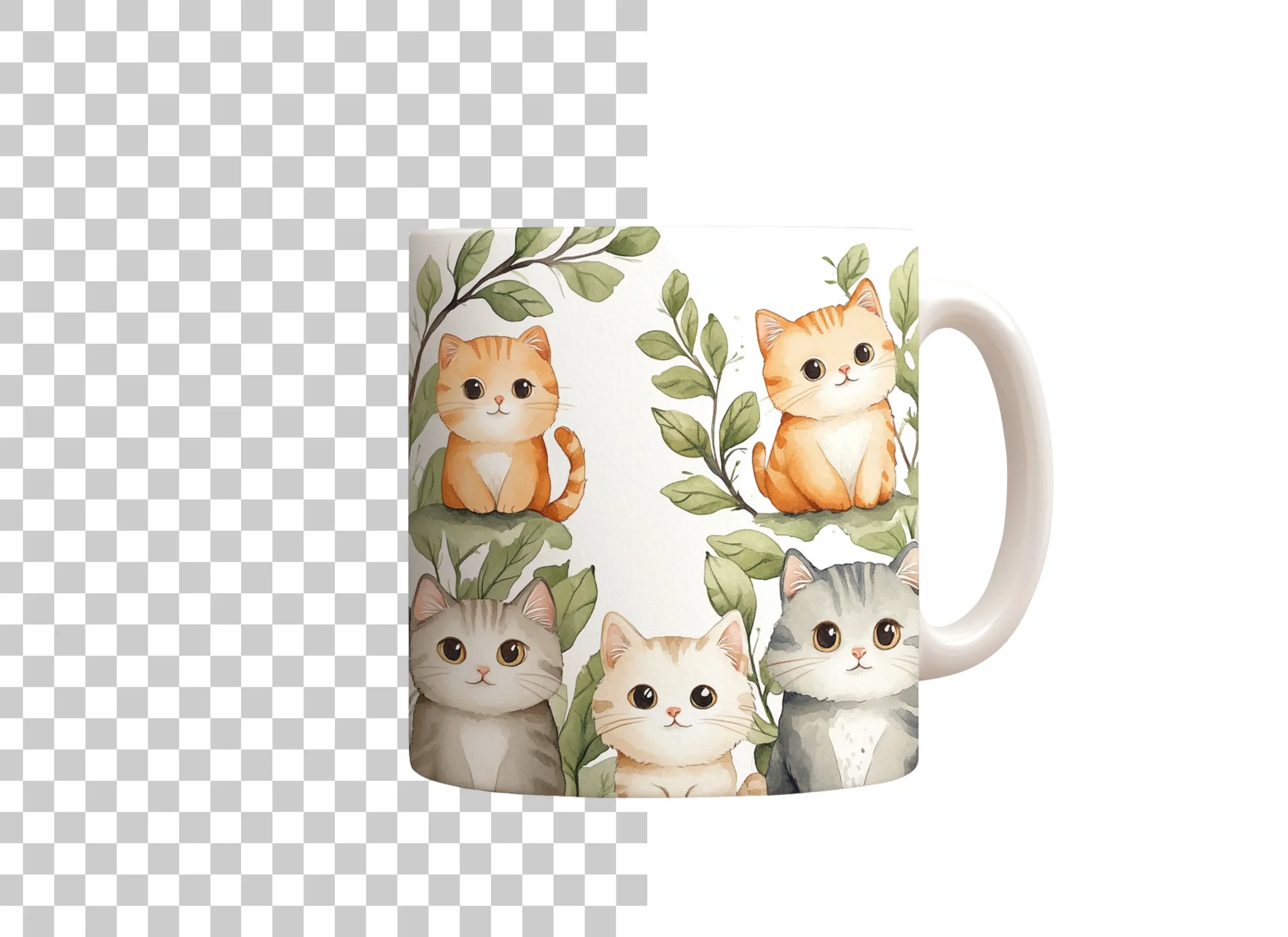 Charming Cat Designs Clipart Bundle - Image 2