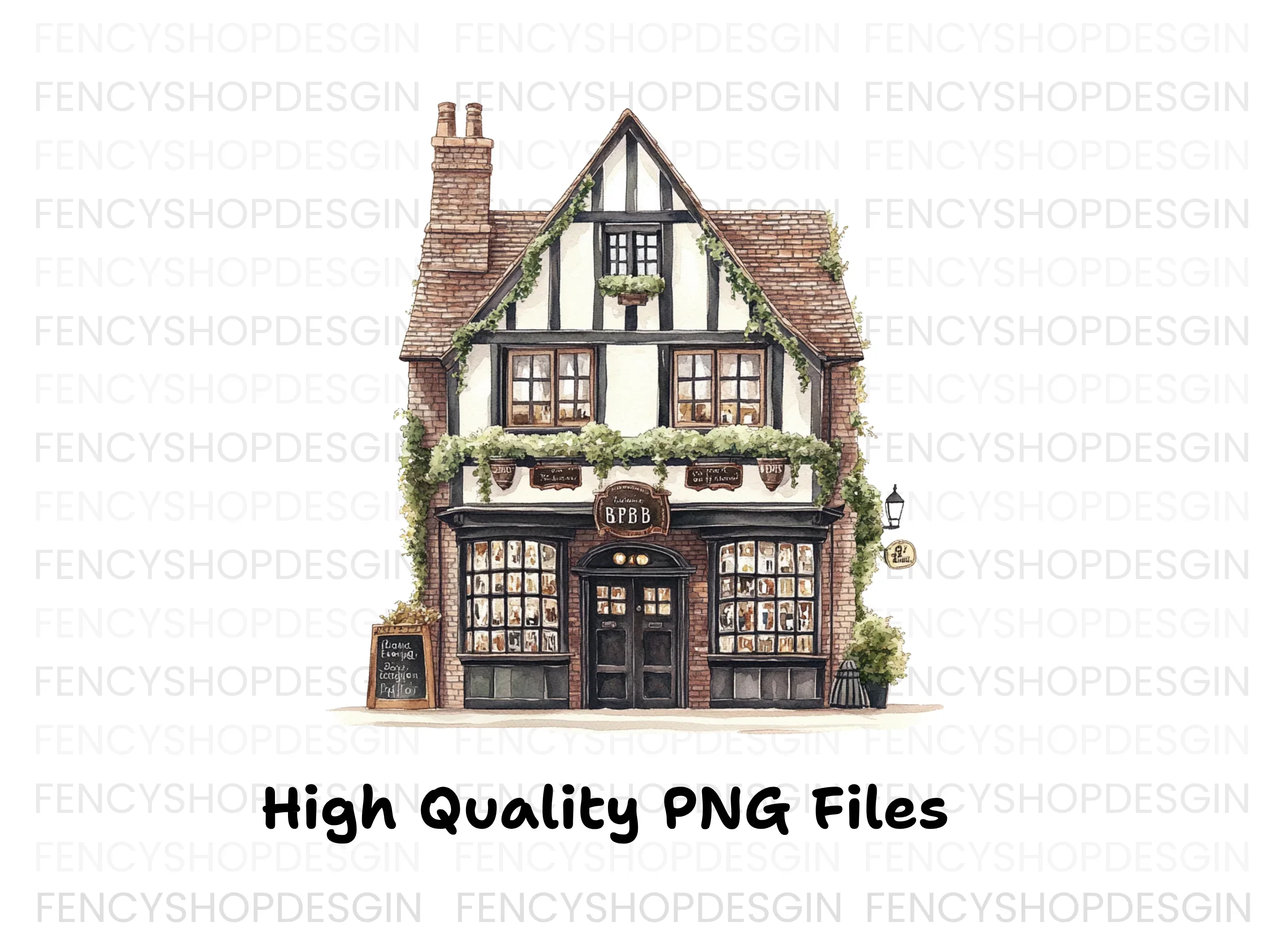 Charming English Cottage Clipart Bundle - Image 2