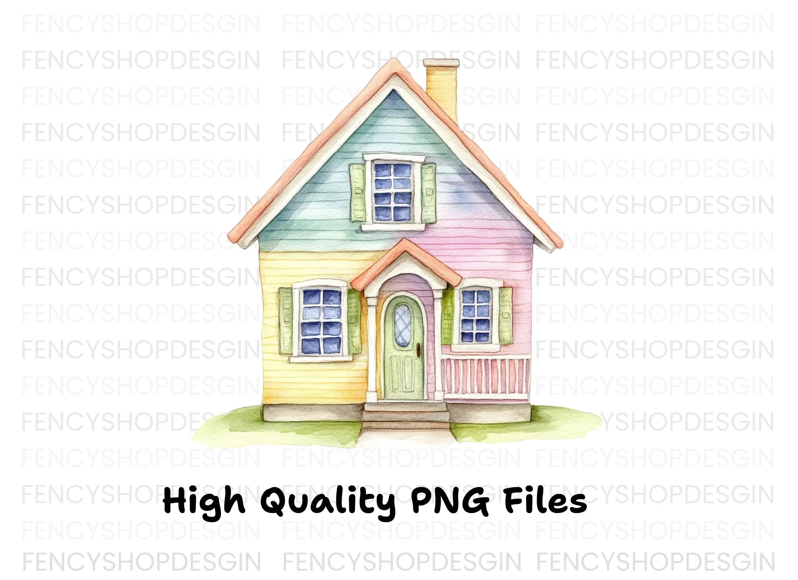Charming Houses Clipart Bundle - Image 3