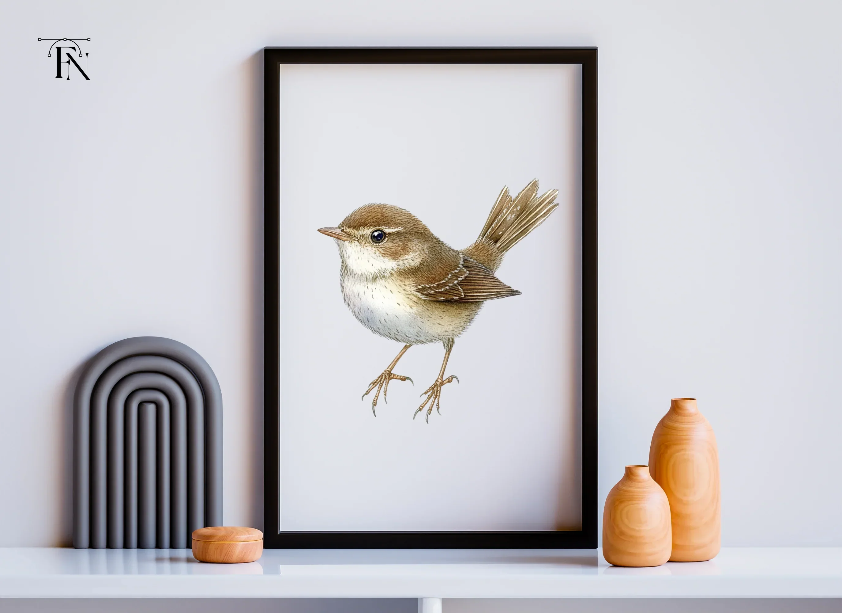Charming Little Brown Bird Clipart Bundle - Image 6