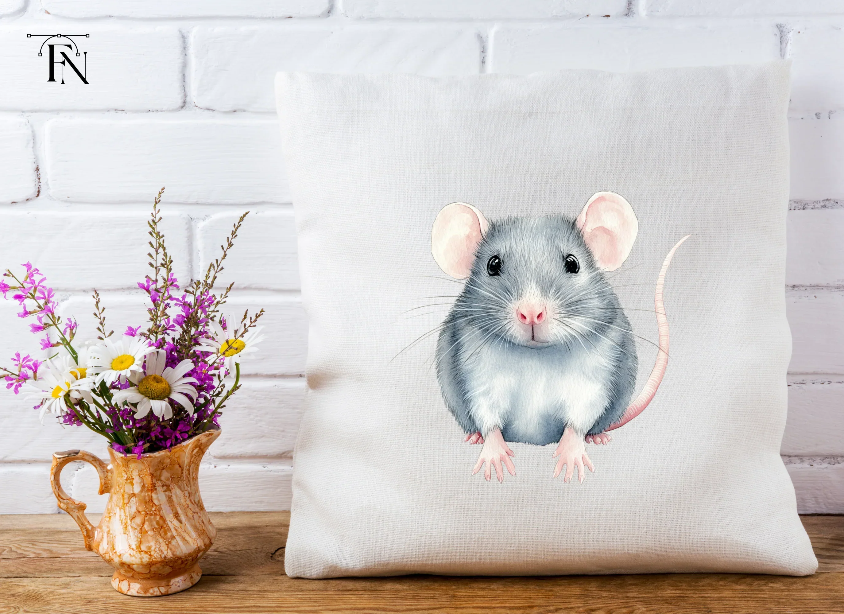 Charming Little Mouse Clipart Bundle - Image 4