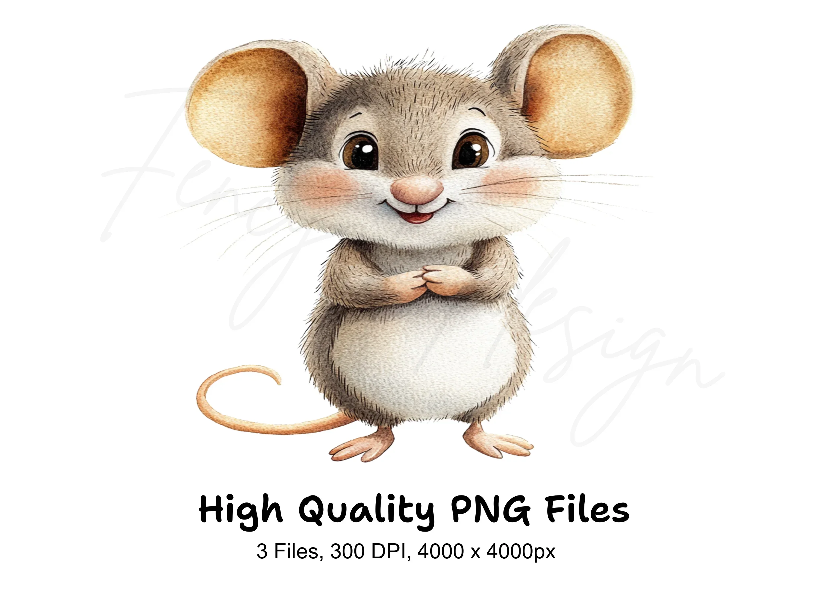 Charming Mouse Clipart Bundle