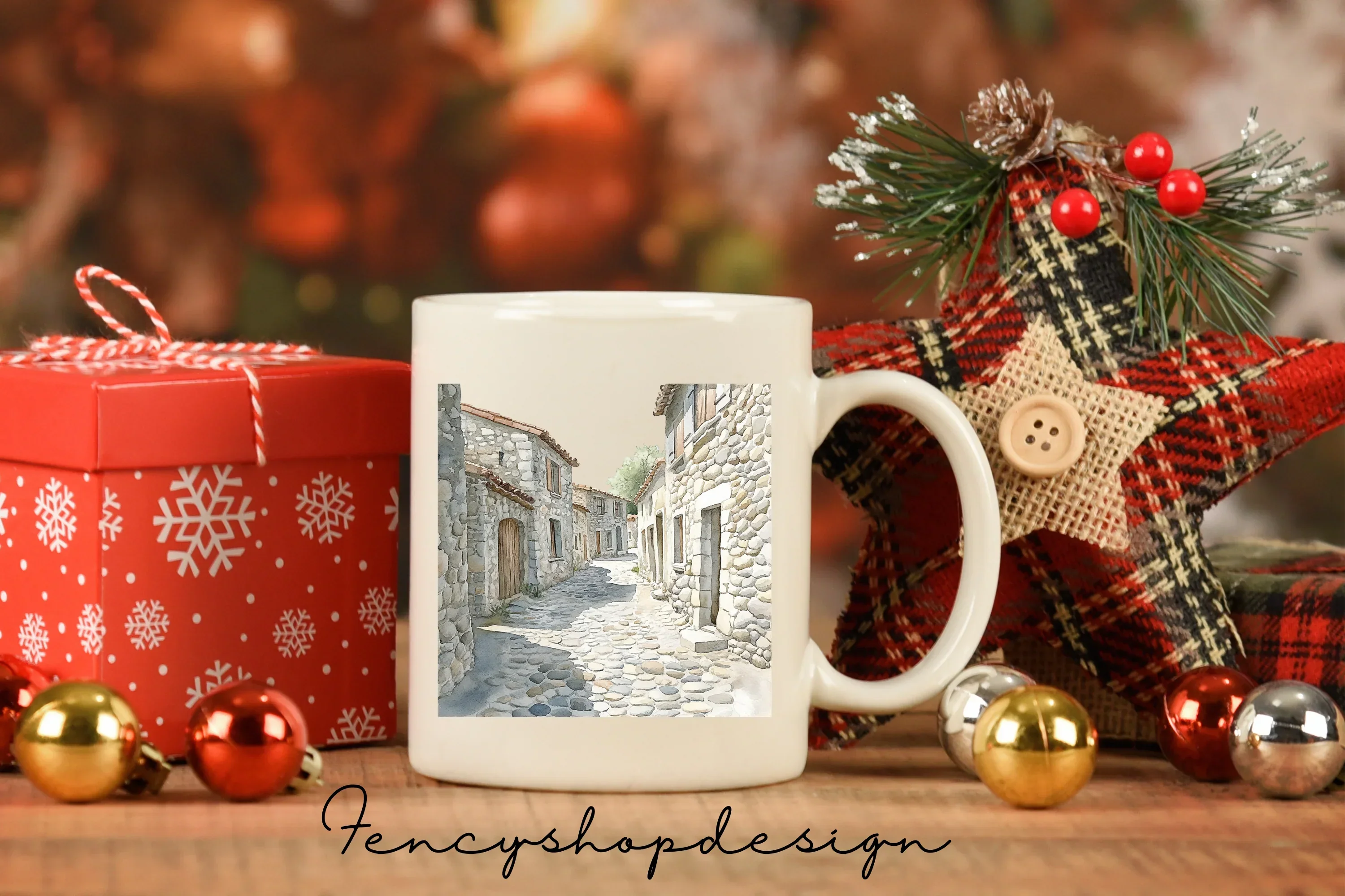 Charming Old World Cobblestone Path Clipart Bundle - Image 6