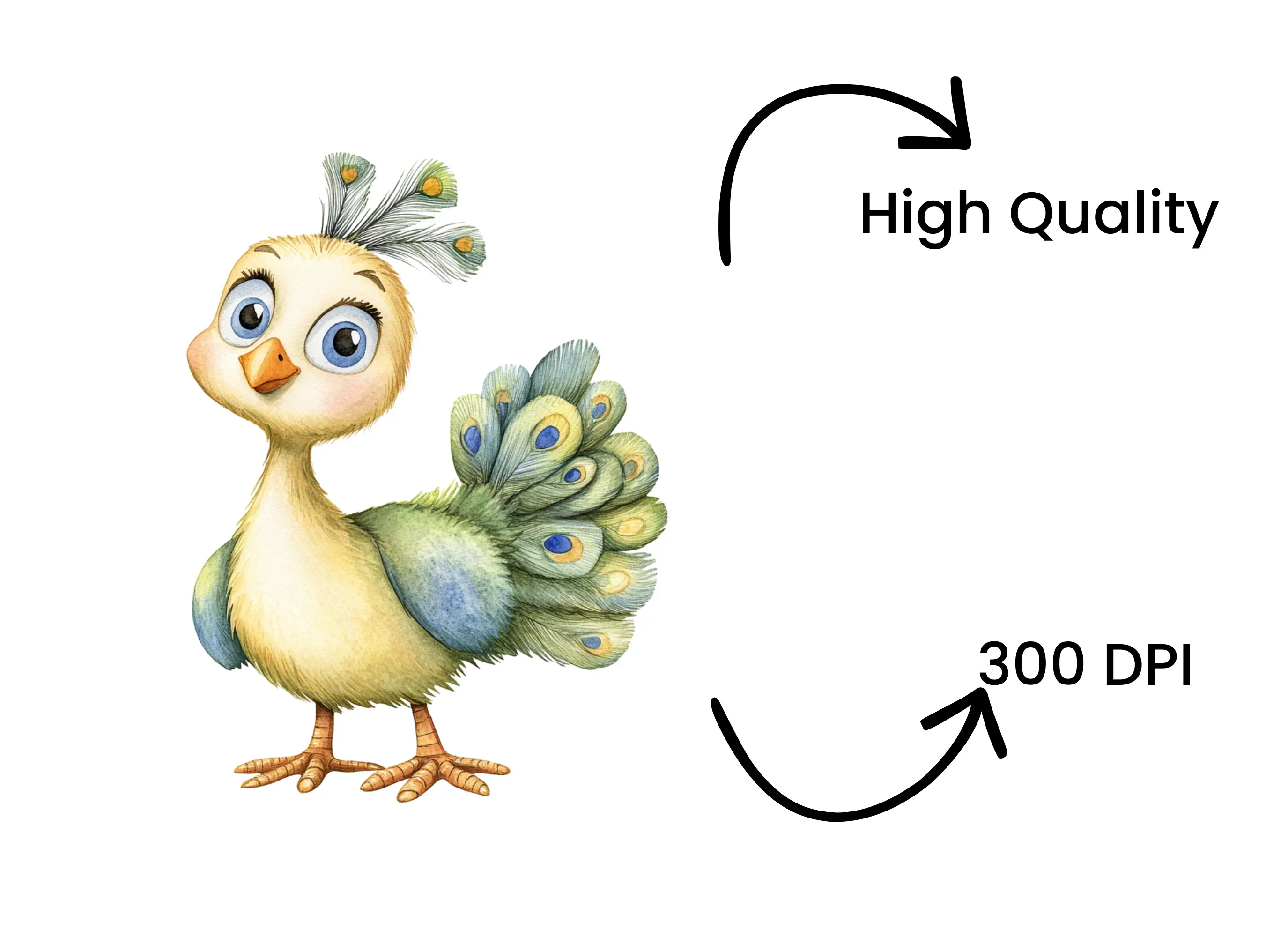 Charming Peacock Clipart Bundle - Image 4
