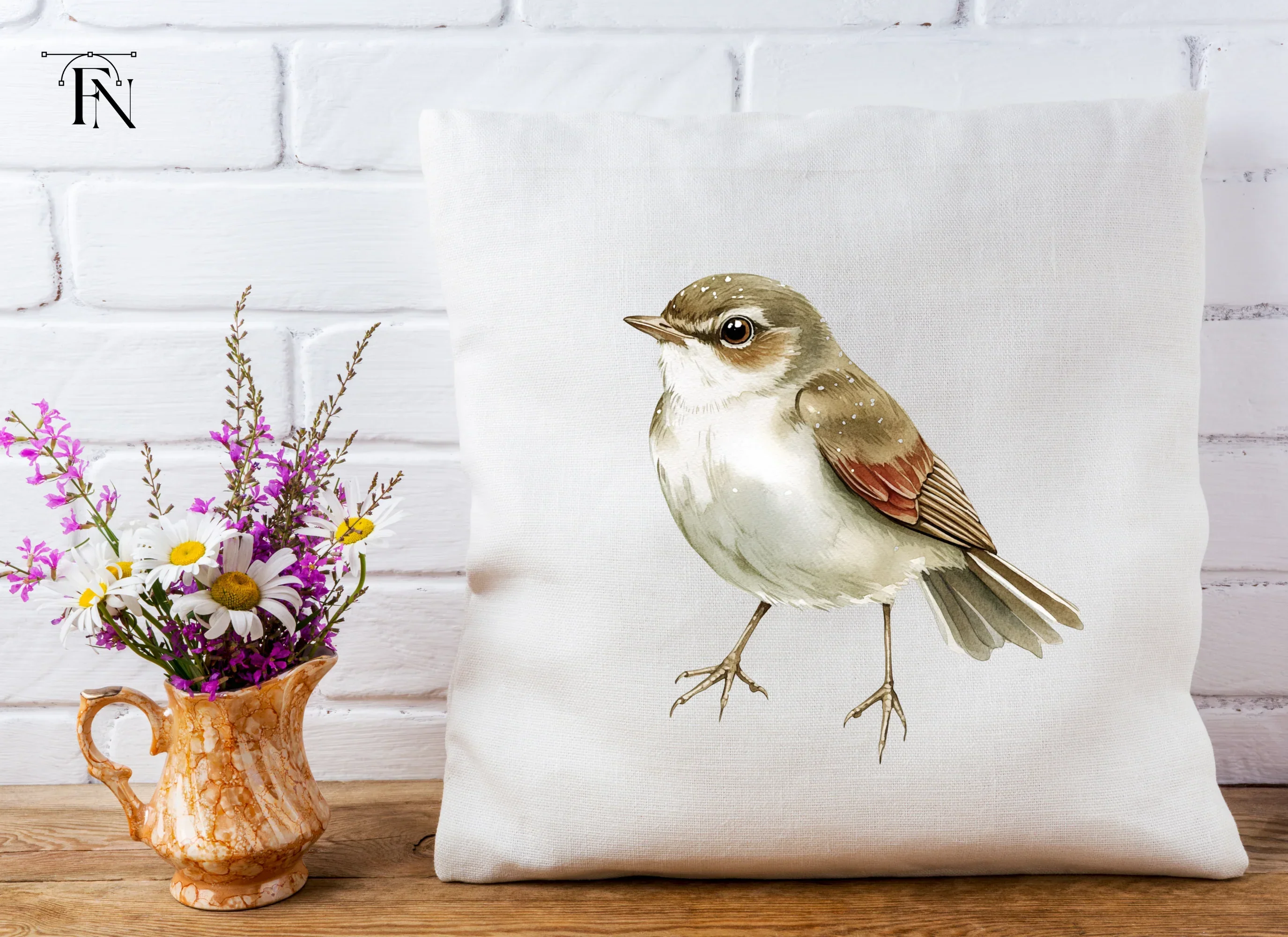 Charming Spotted Bird Clipart Bundle - Image 4