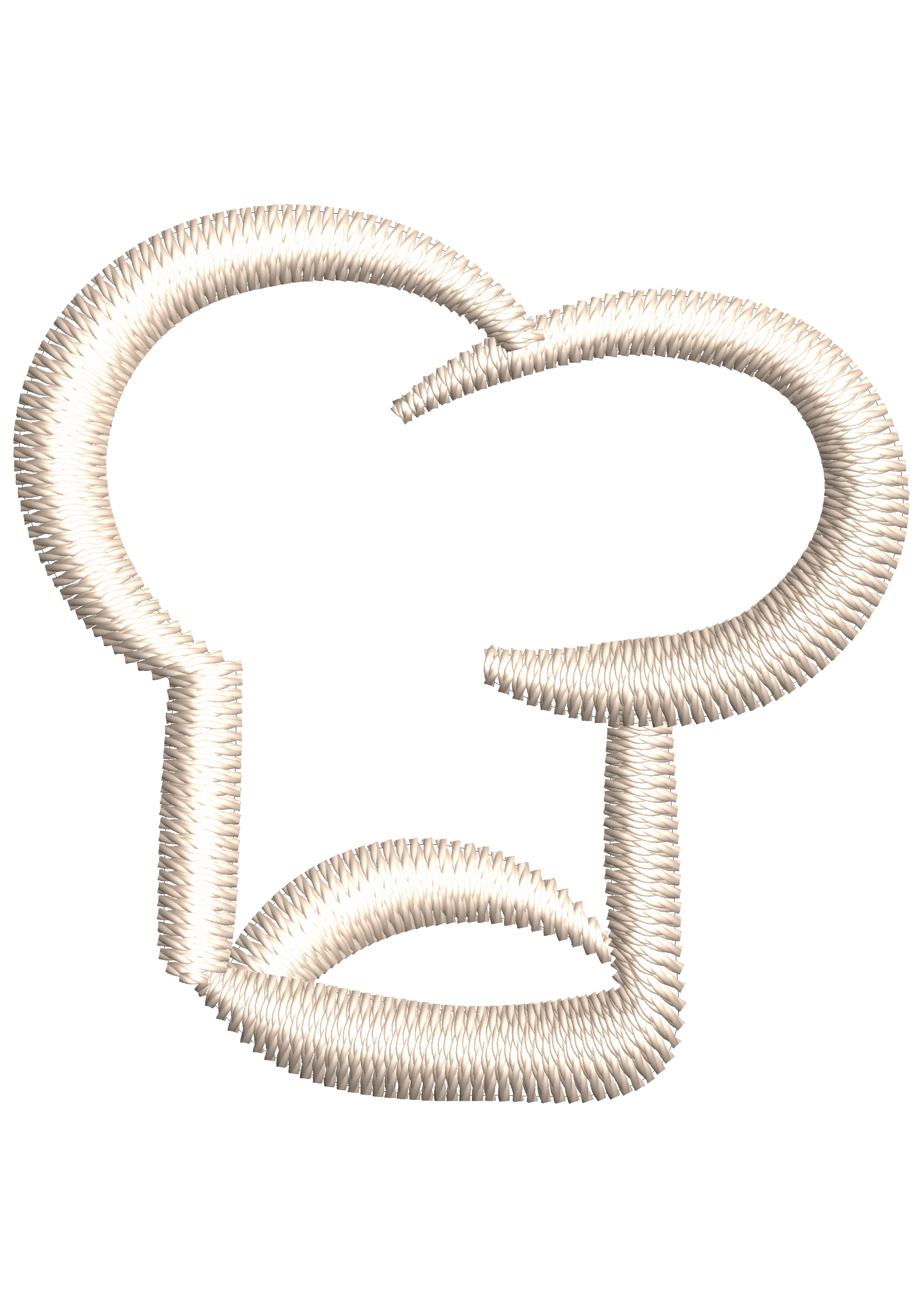 Chef Hat Embroidery Design