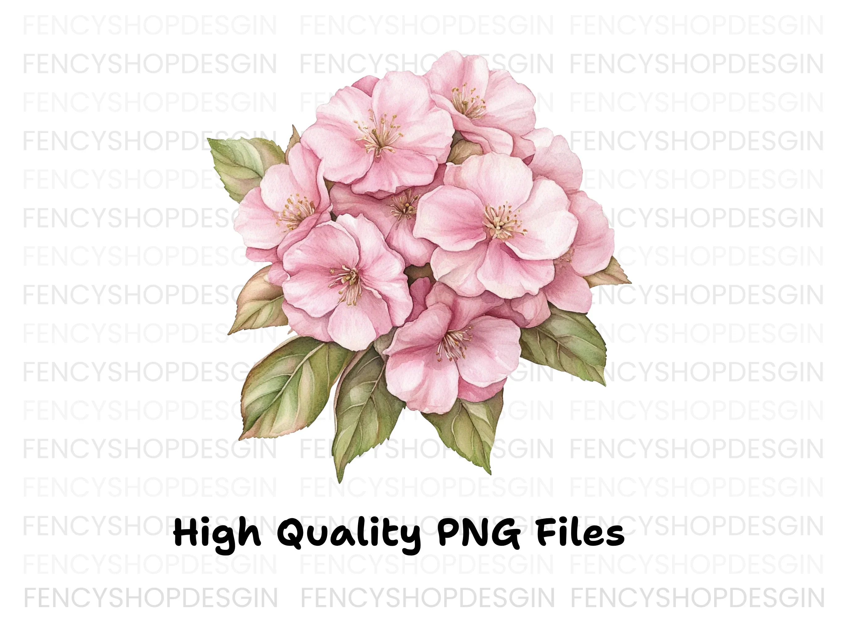 Cherry Blossom Bunch Clipart Bundle - Image 2