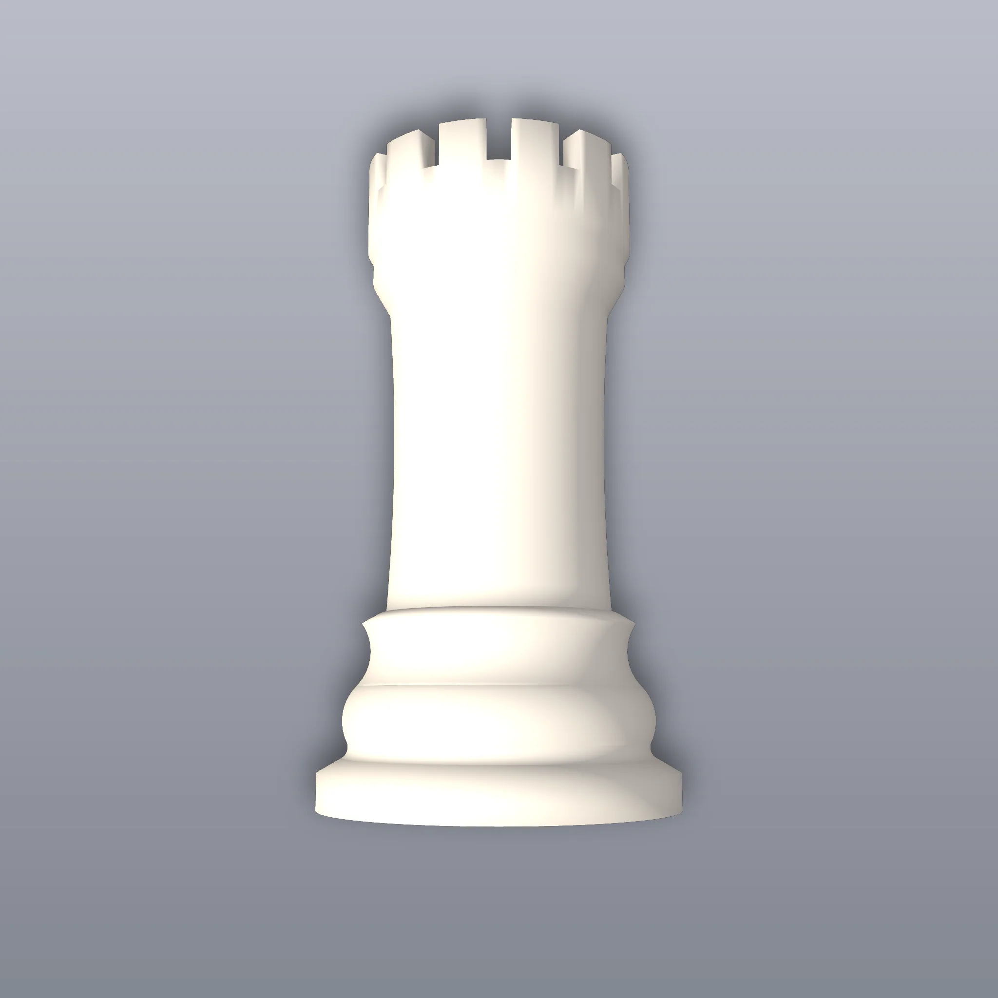 Chess Rook 3D Print STL File - Image 2