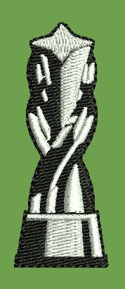 Chiaroscuro Spire Embroidery Design