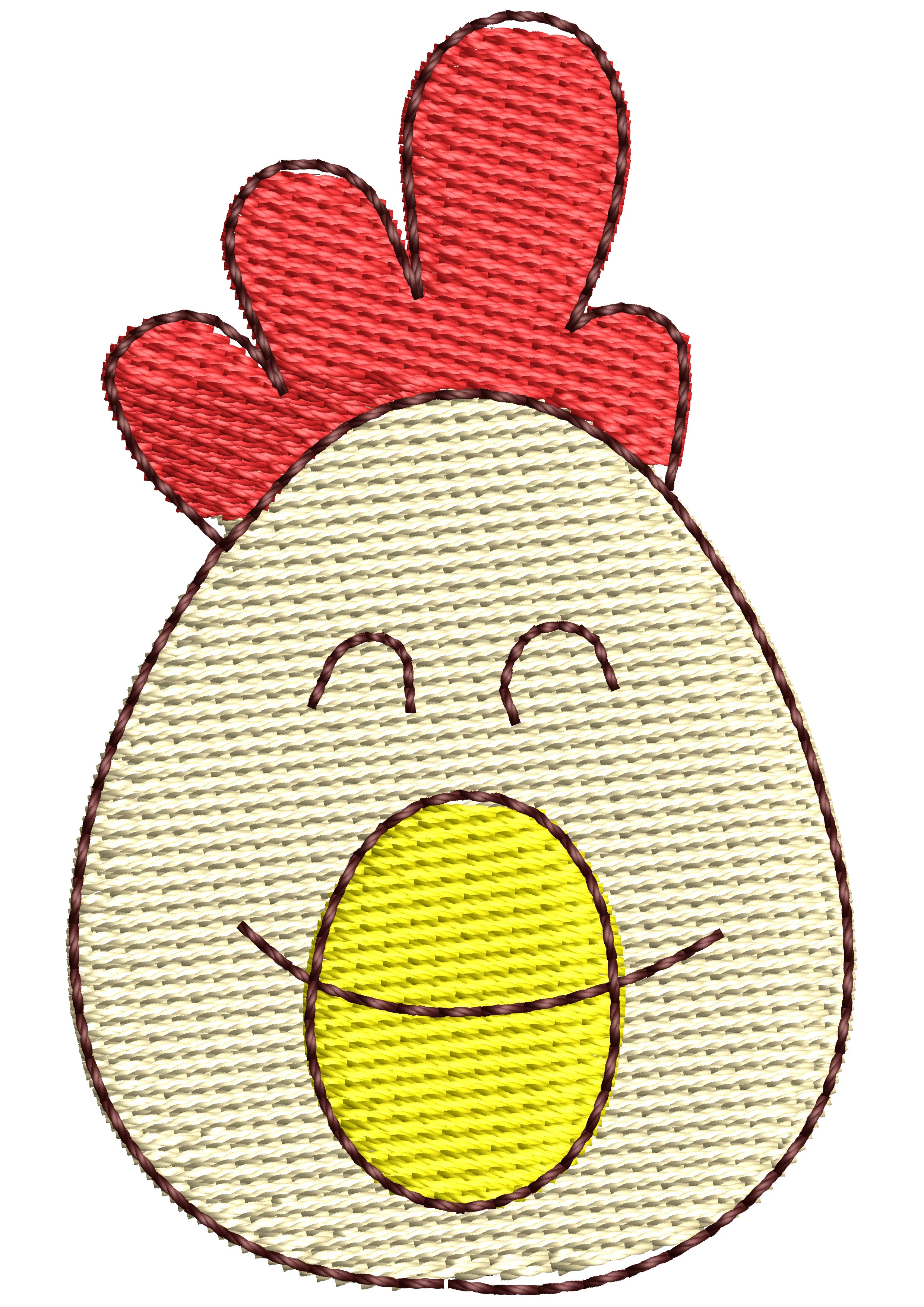 Chicks Embroidery Design