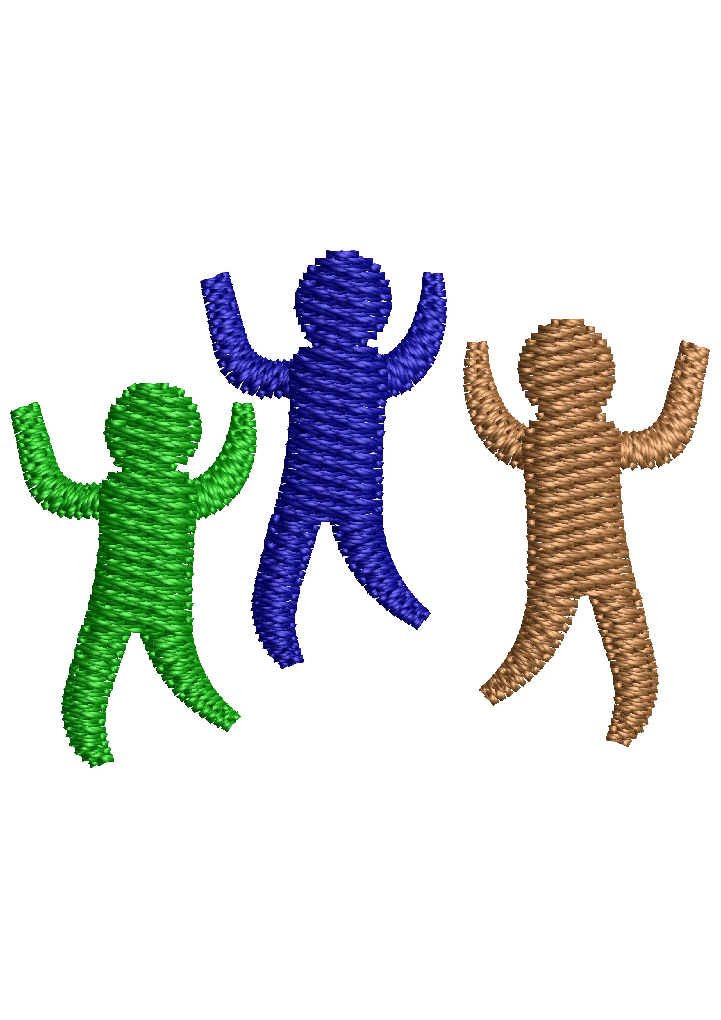 Chilled Dancing Embroidery Design