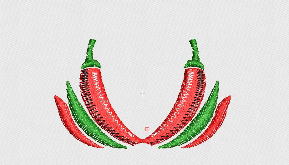 Chilli Embroidery Design