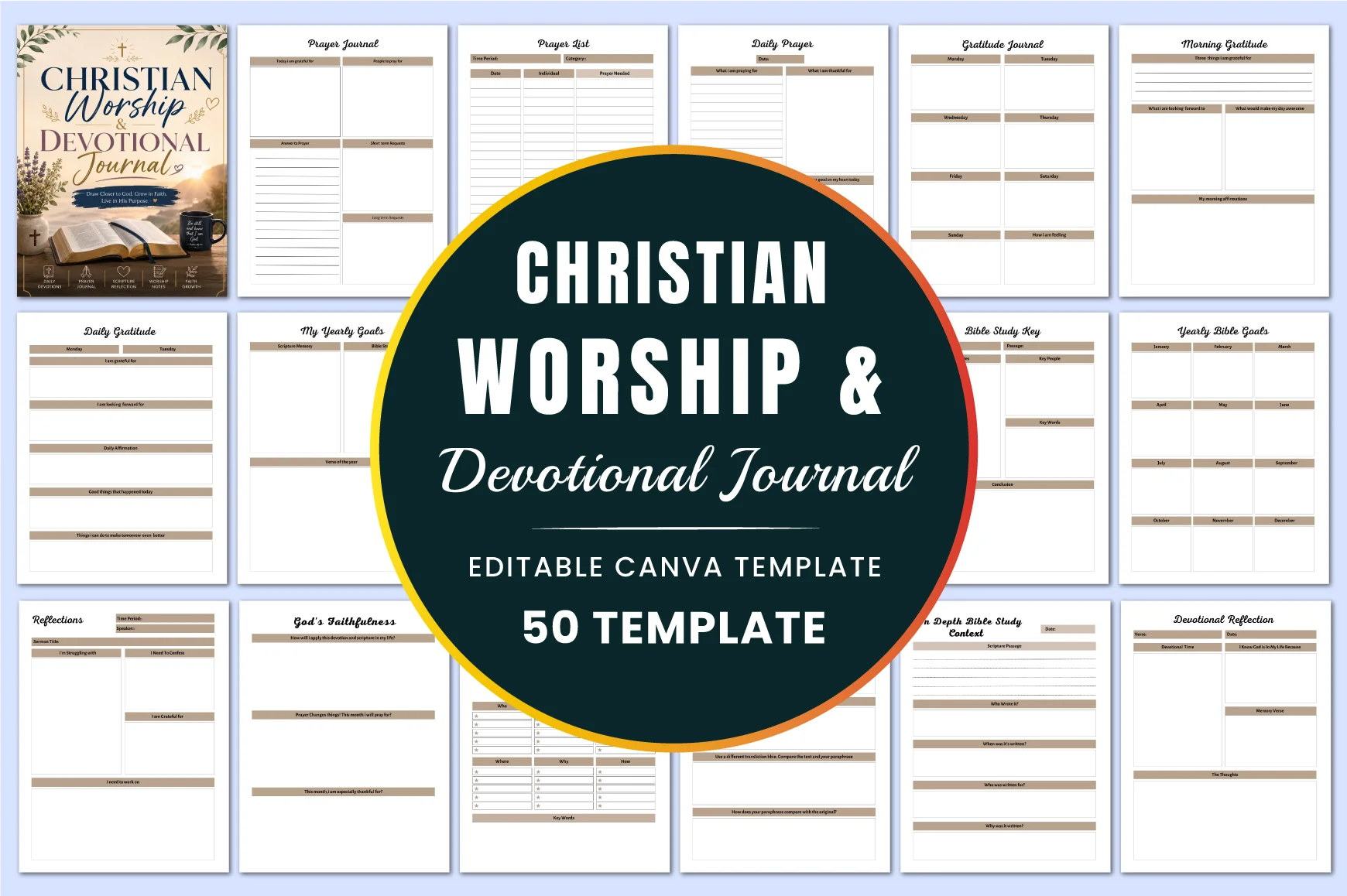 Christian Worship Devotional Journal