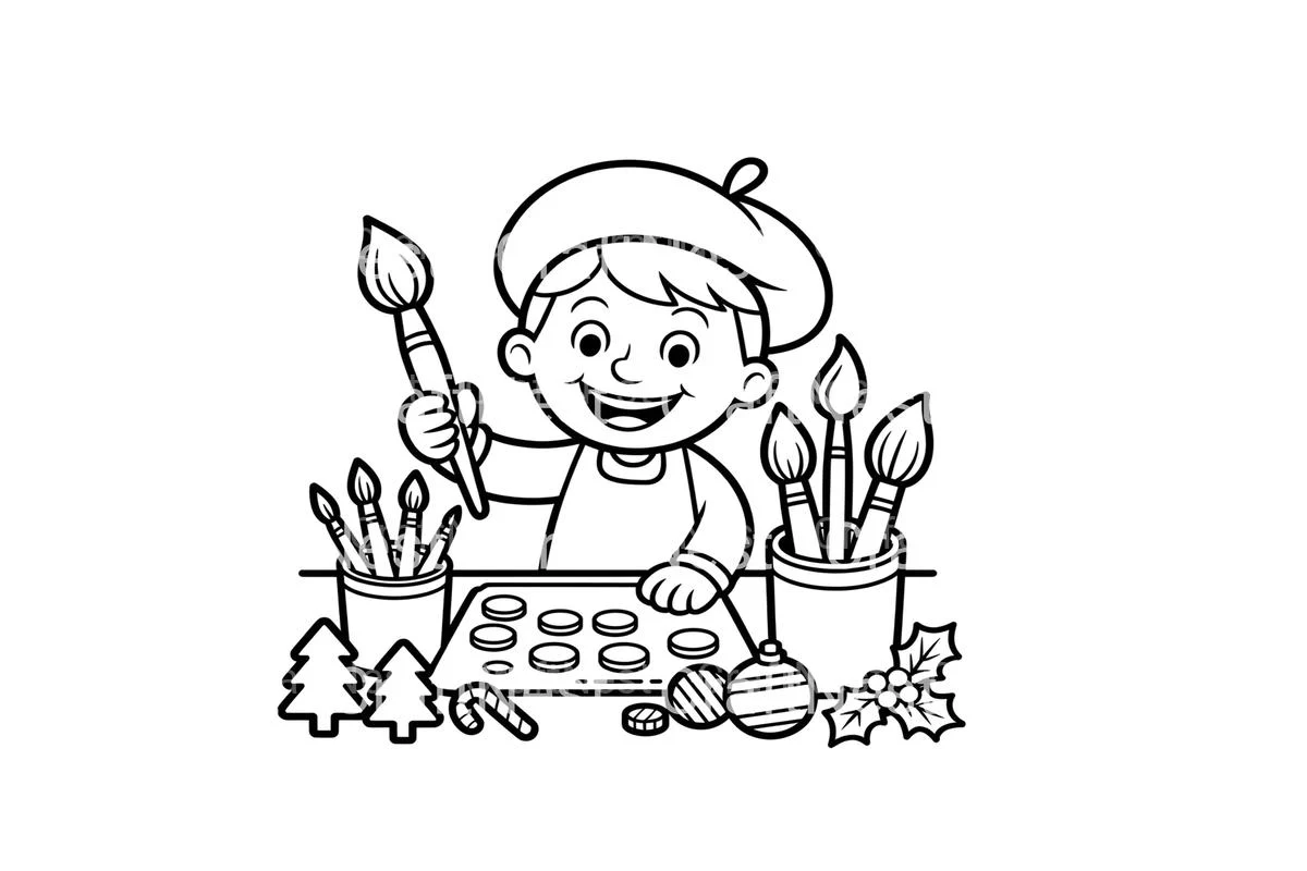 Christmas Artist Fun Coloring Books - Image 2