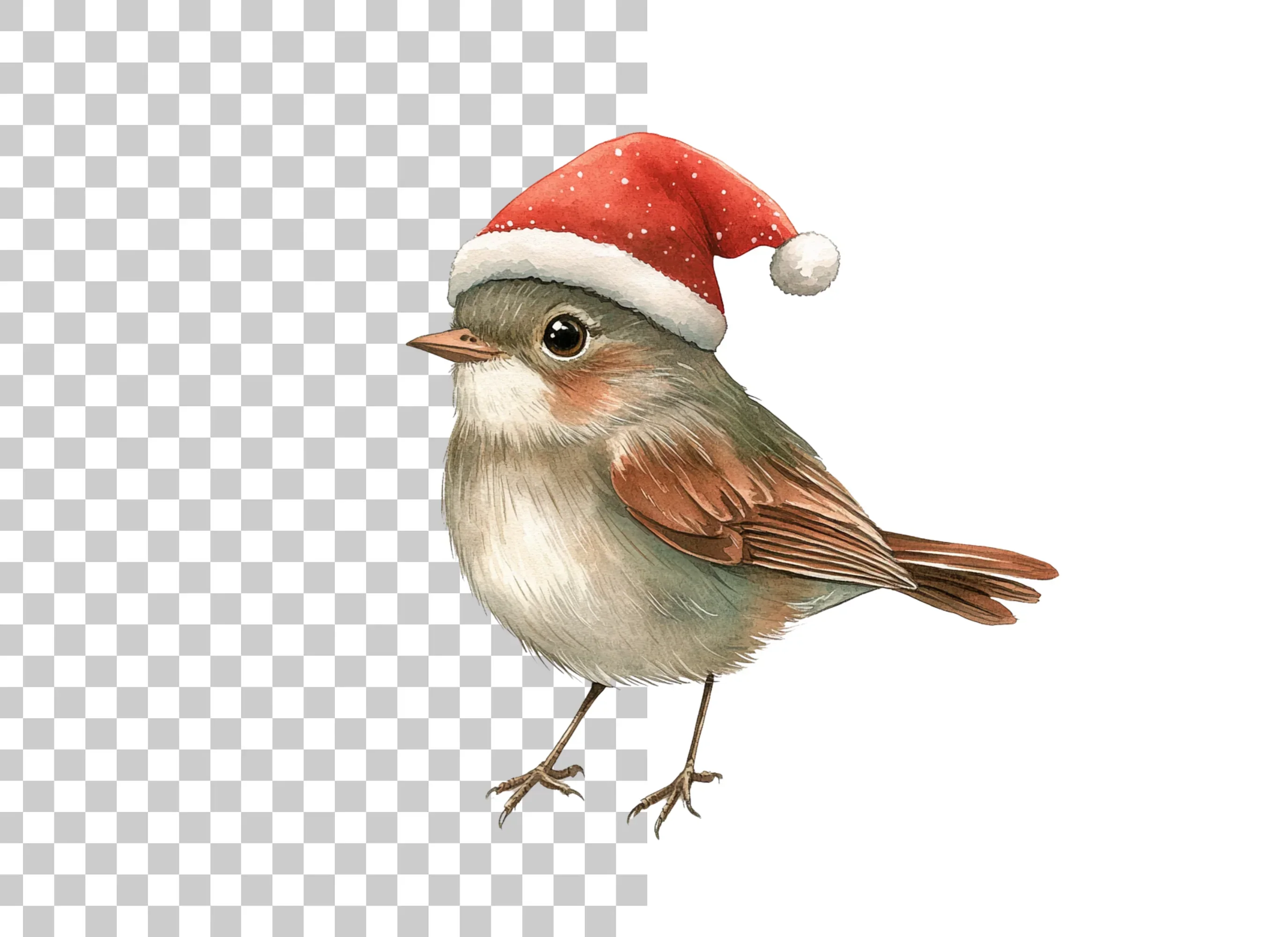 Christmas Birds Clipart Bundle - Image 2