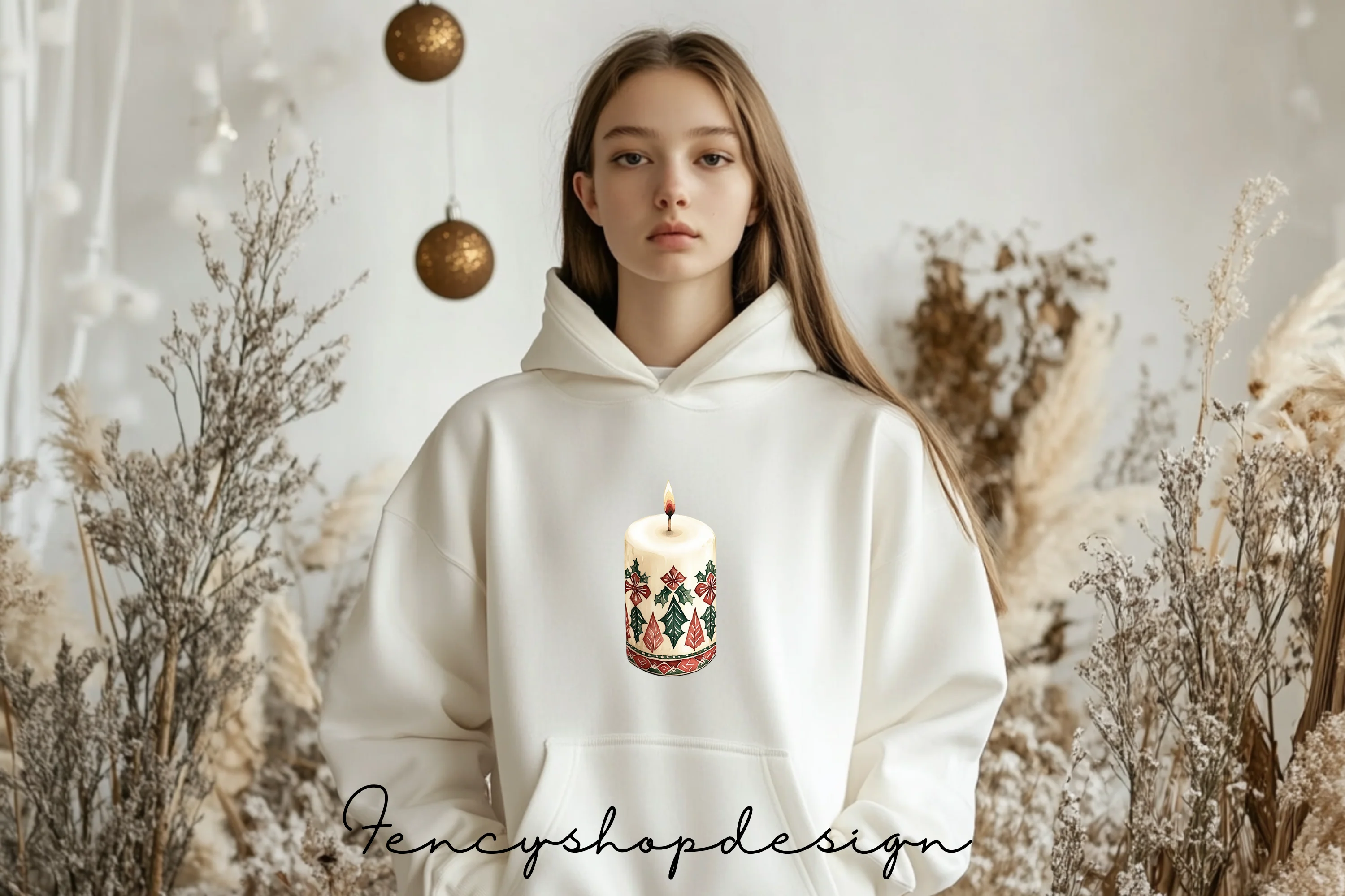 Christmas Candles Clipart Bundle - Image 6