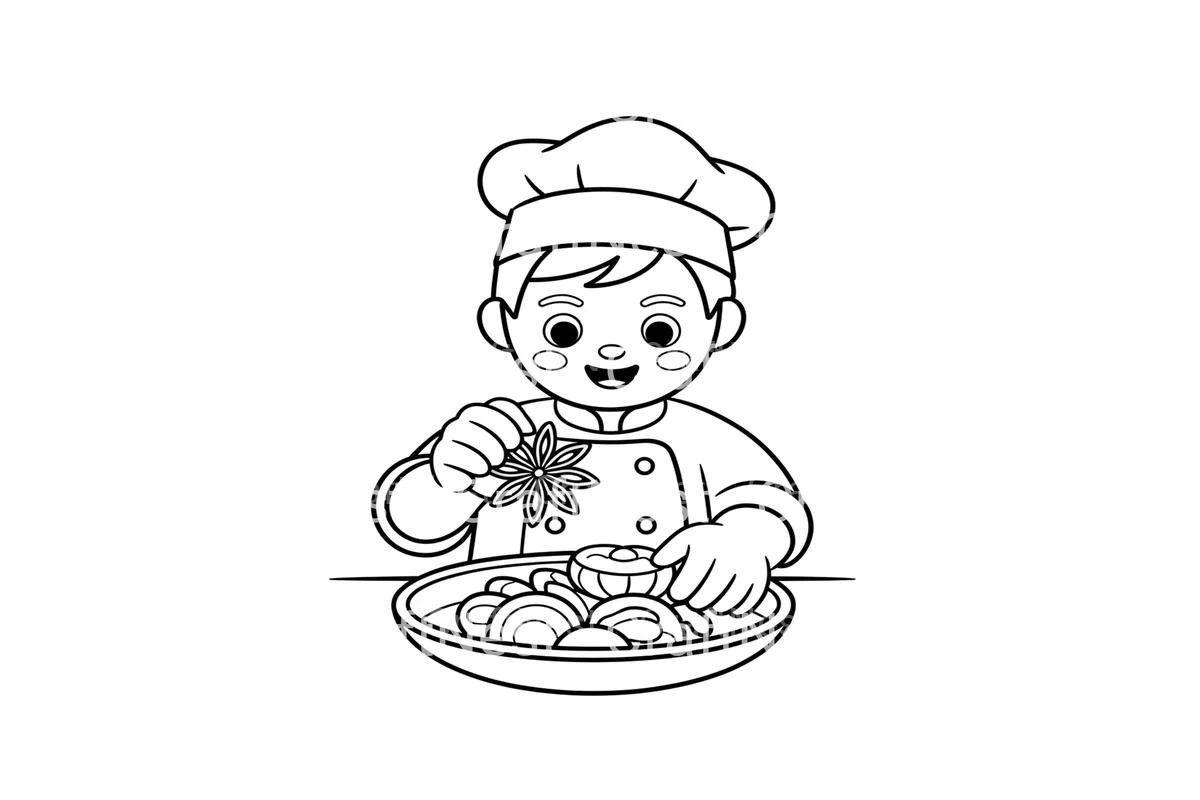 Christmas ChefFun Coloring Books - Image 4