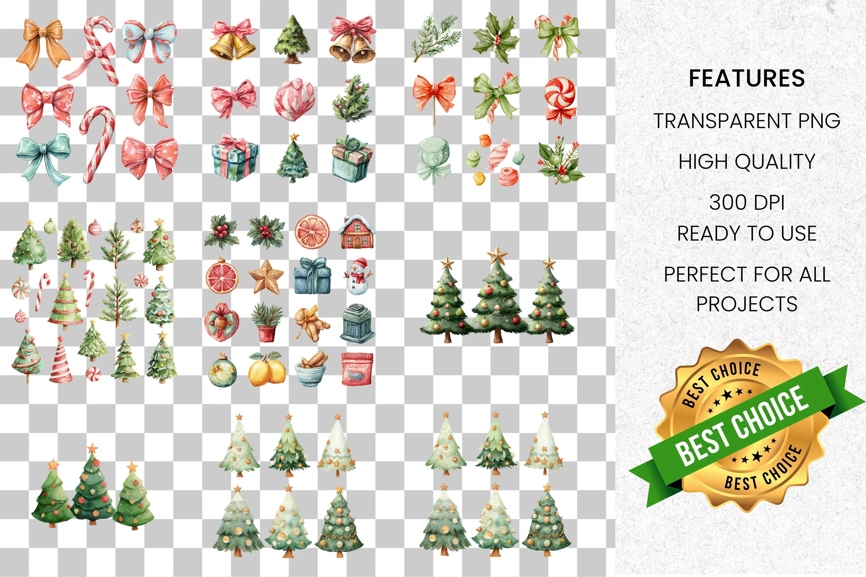 Christmas Clipart Bundle - Image 2