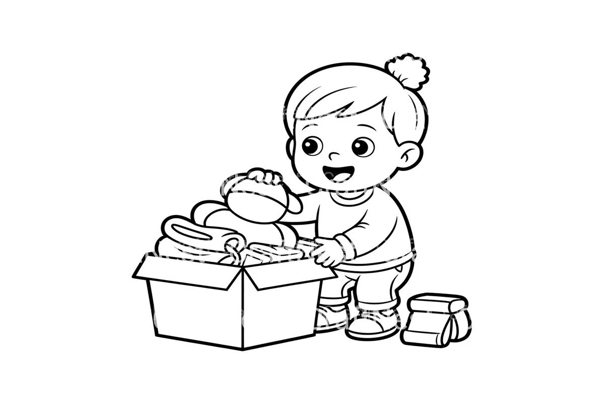 Christmas Eve Kids Coloring Books - Image 3