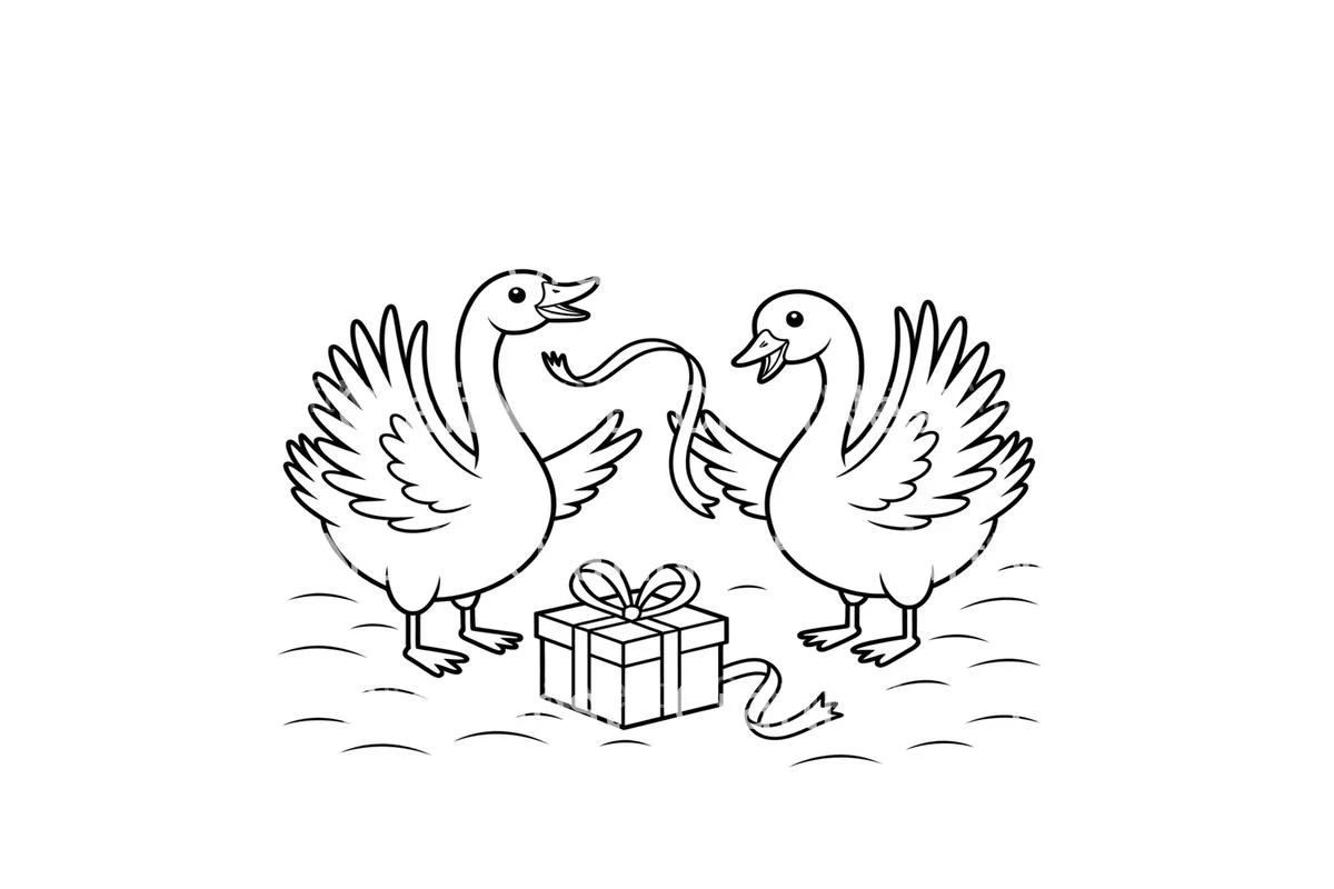 Christmas GooseFun Coloring Books - Image 4
