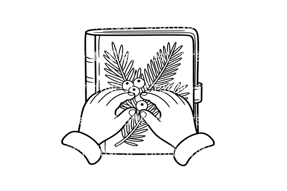Christmas Hands Decorating Planner Coloring Books - Image 2