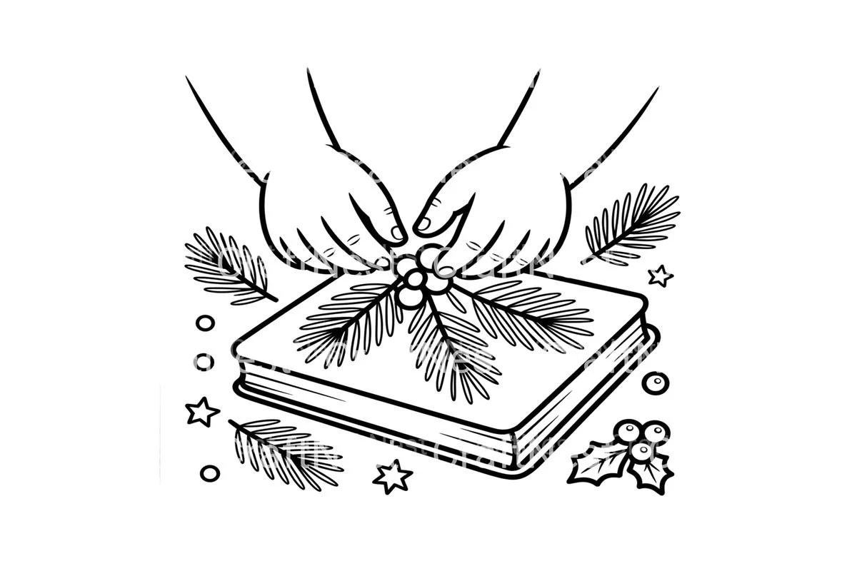 Christmas Hands Decorating Planner Coloring Books - Image 3