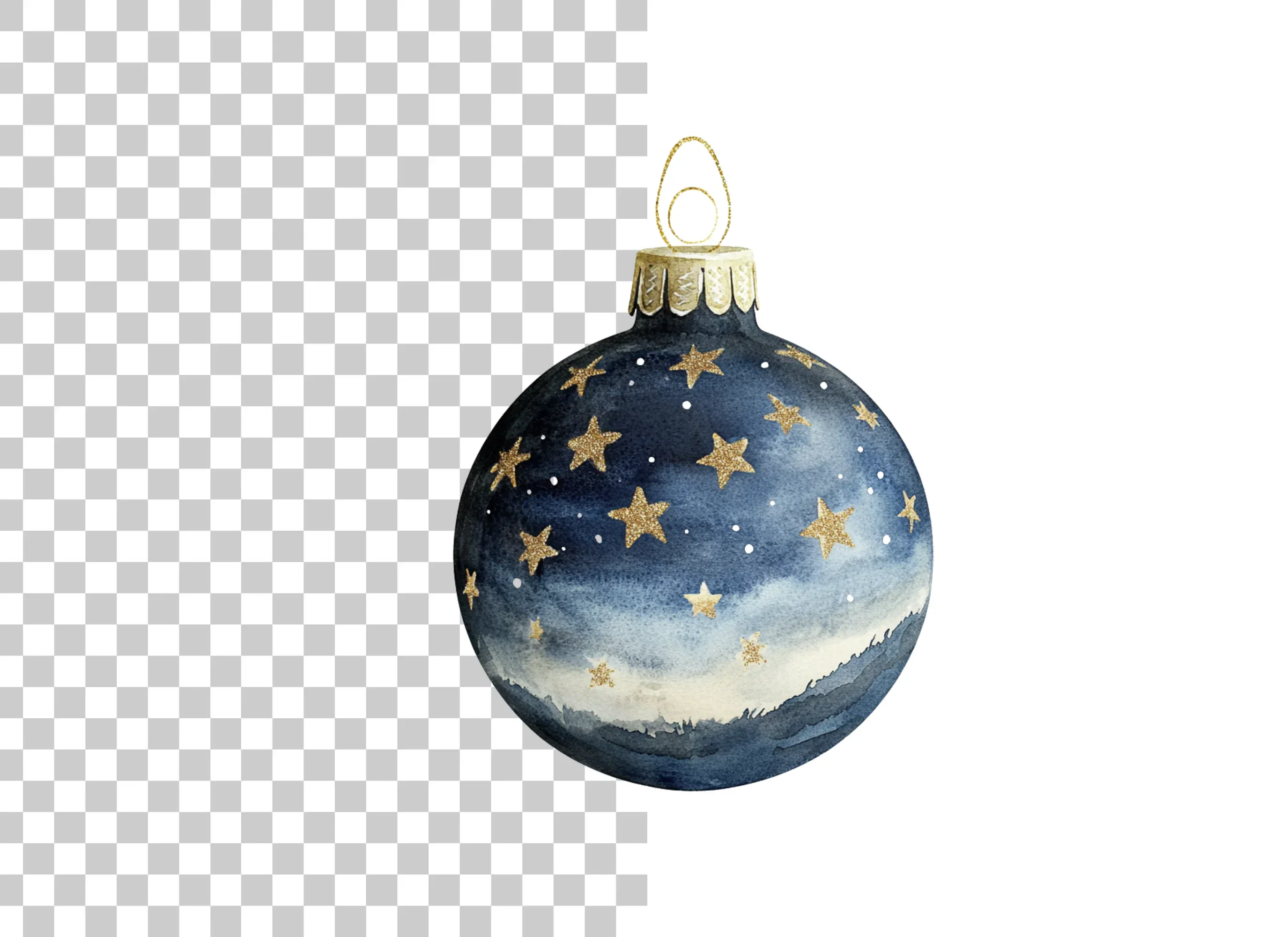 Christmas Ornaments Clipart Bundle - Image 5