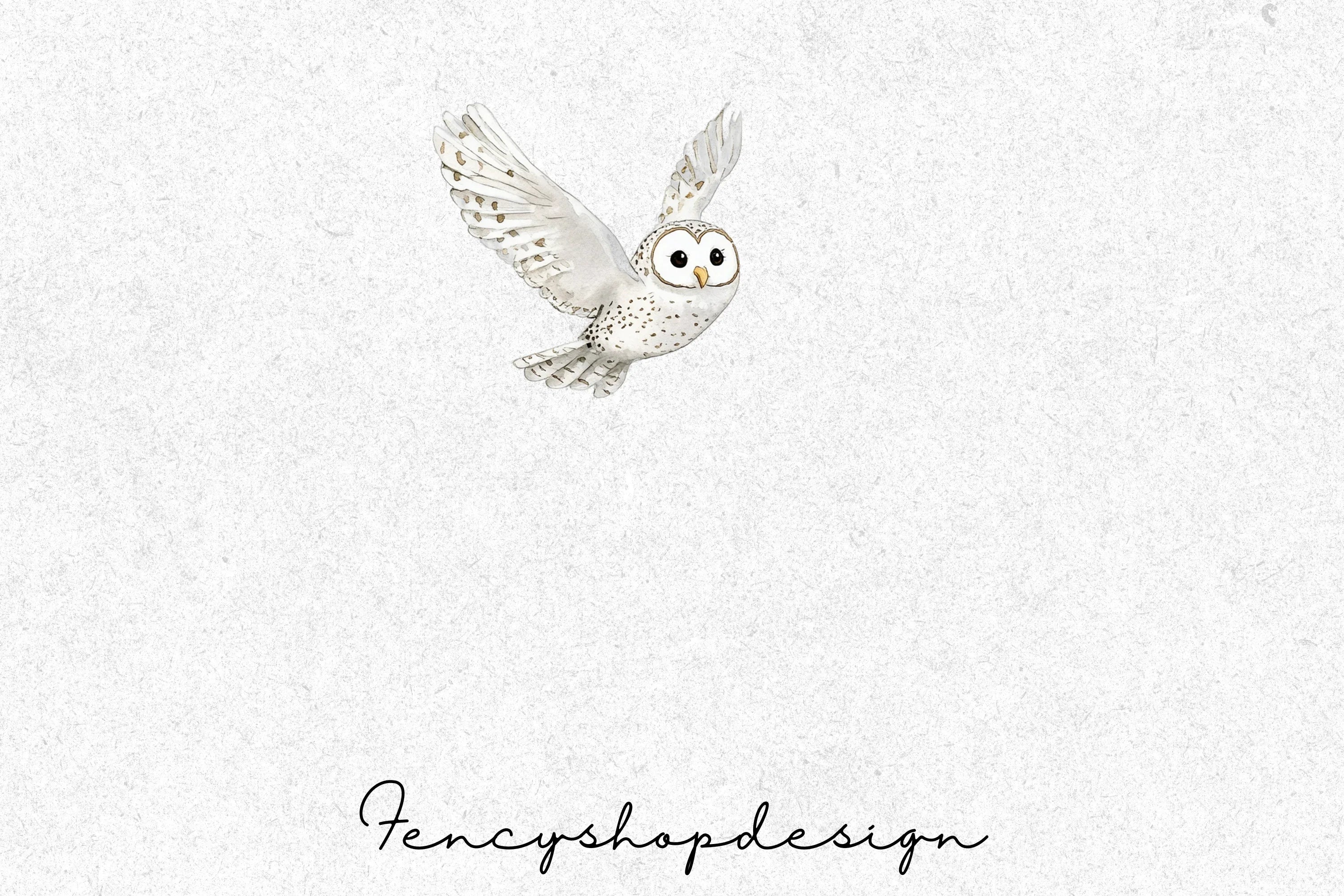 Christmas Owl Mail Clipart Bundle - Image 4